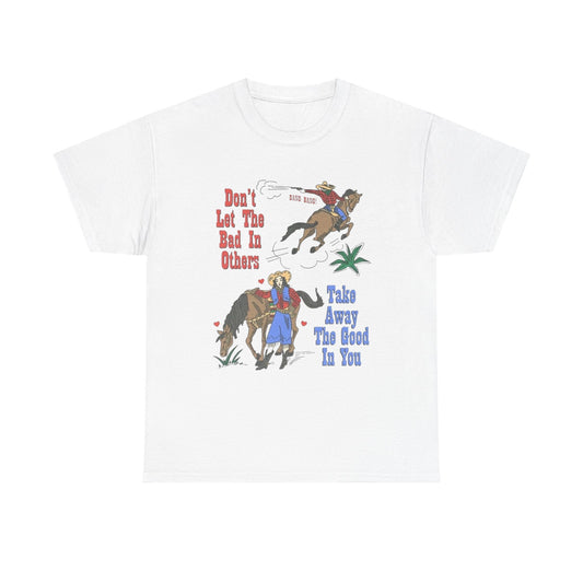 Cowboy Western Rodeo 90s Vintage Graphic T Shirt Unisex Heavy Cotton Tee