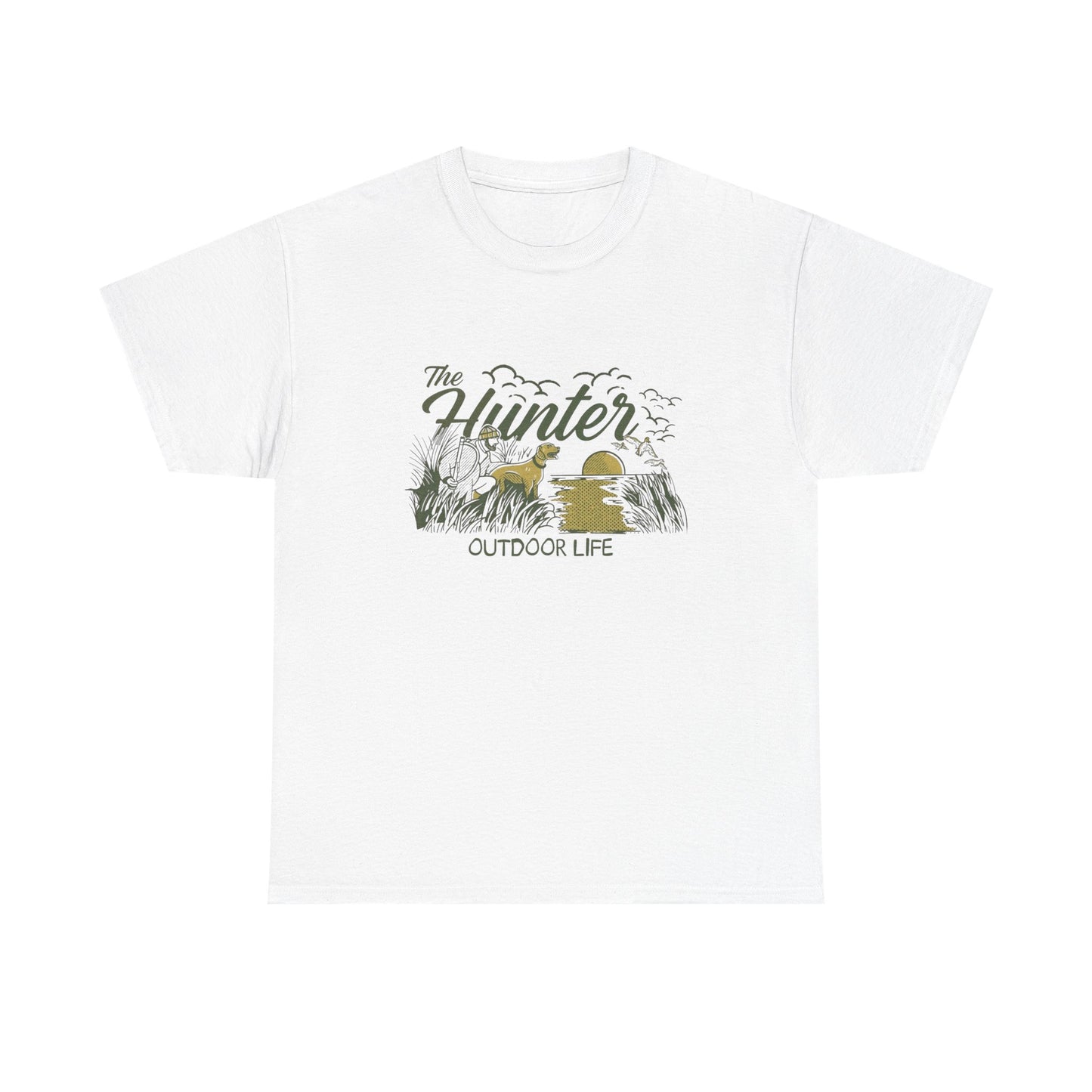 The Hunter Outdoor Club Graphic T Shirt Unisex Heavy Cotton Tee