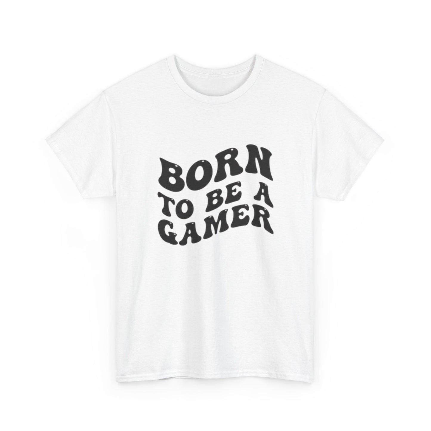 Born To Be A Gamer Graphic T Shirt Unisex Heavy Cotton Tee NEW Gift