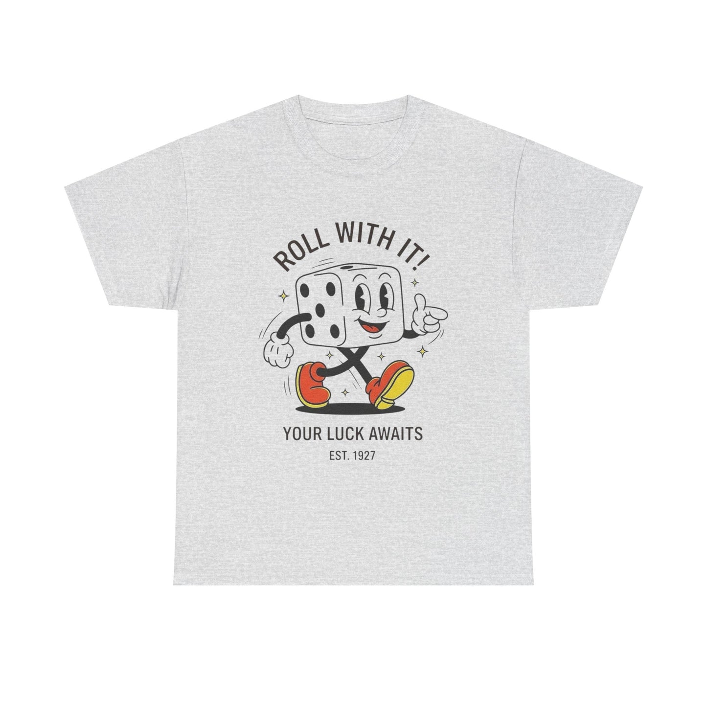 Roll With It Graphic T Shirt NEW GIFT Unisex Heavy Cotton Tee