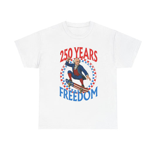 July 4th American Flag 250 Years Graphic T Shirt Unisex Cotton Tee NEW