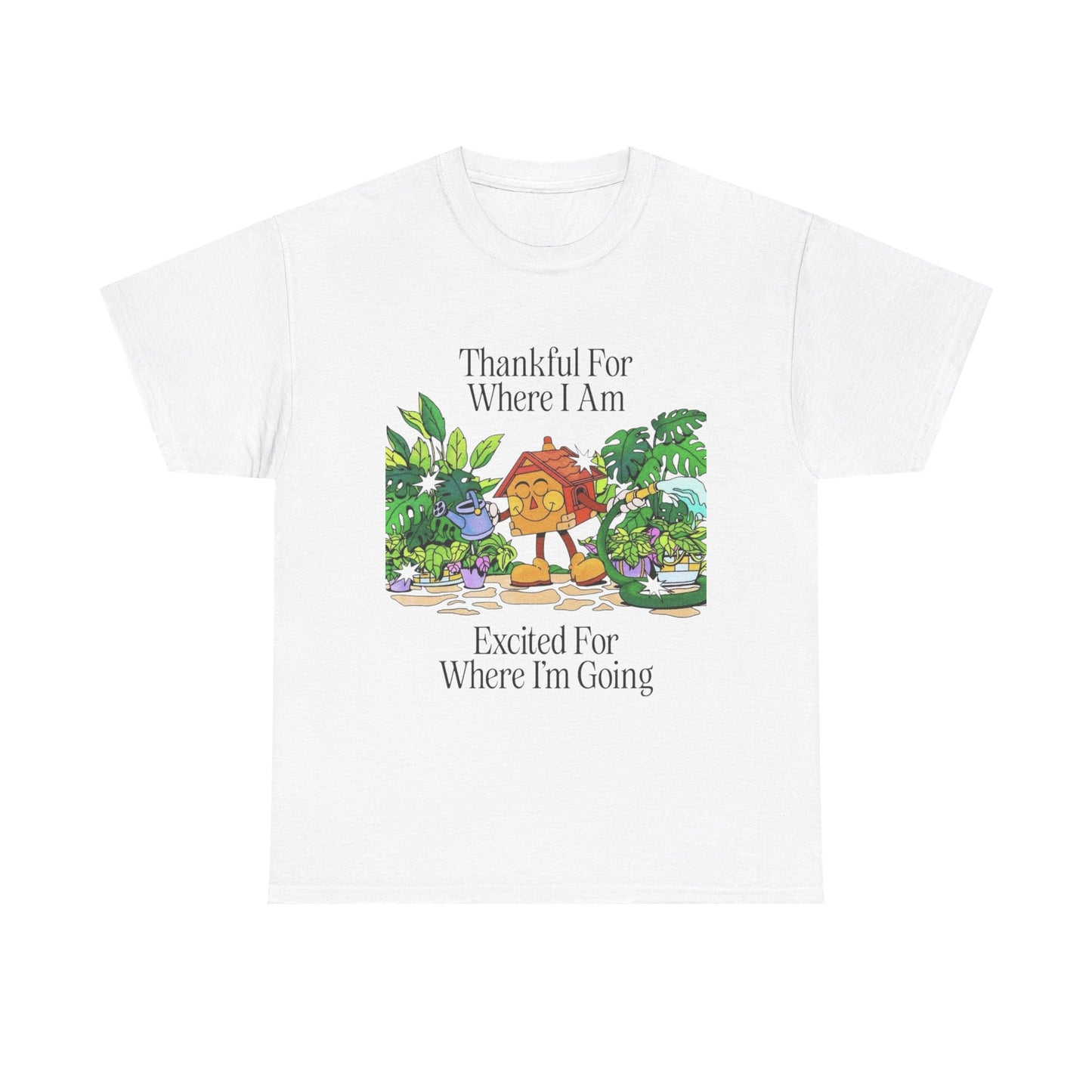 Excited For Where I'm Going T-Shirt NEW Gift Unisex Heavy Cotton Tee