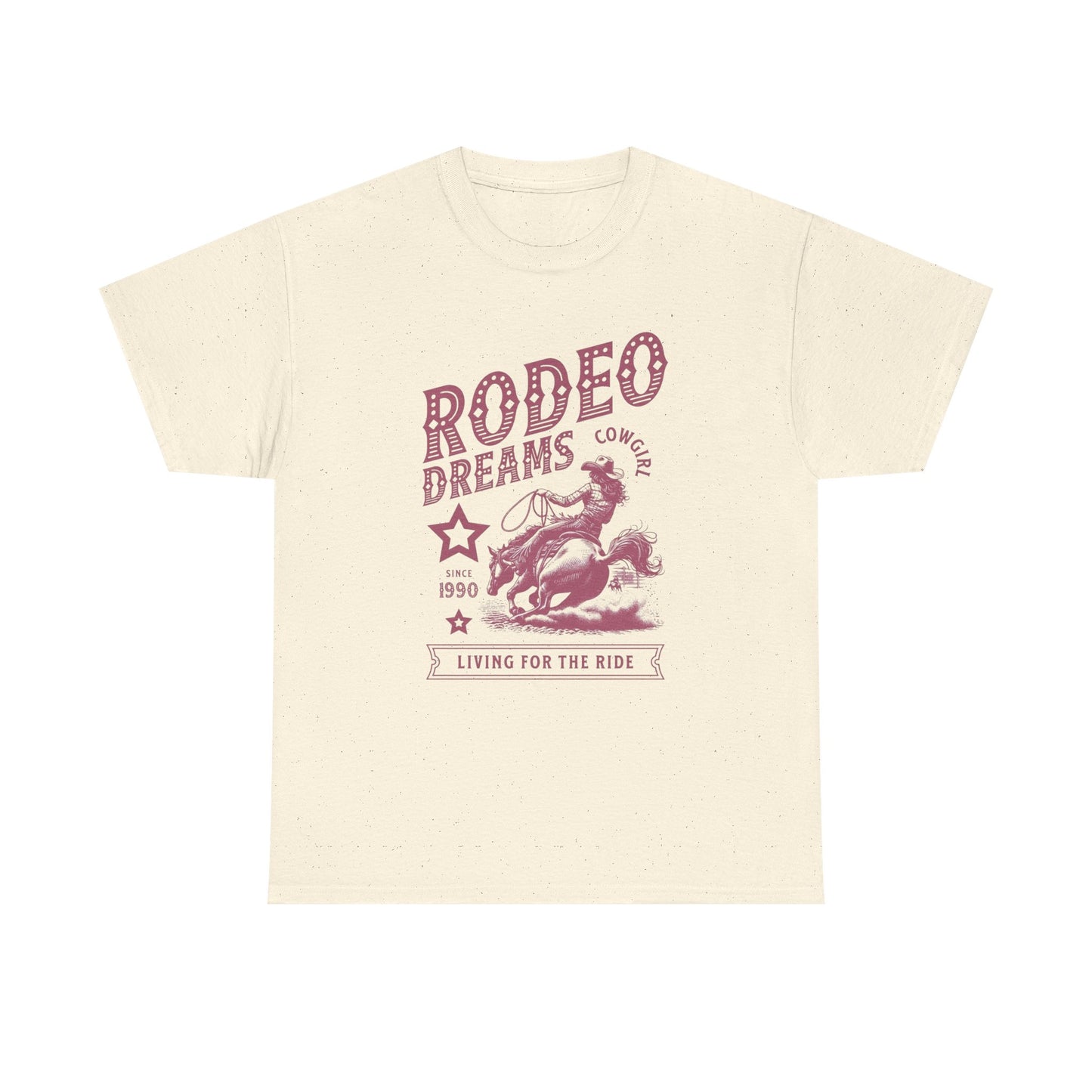 Cowgirl Rodeo Dreams Graphic T Shirt Unisex Heavy Cotton Tee