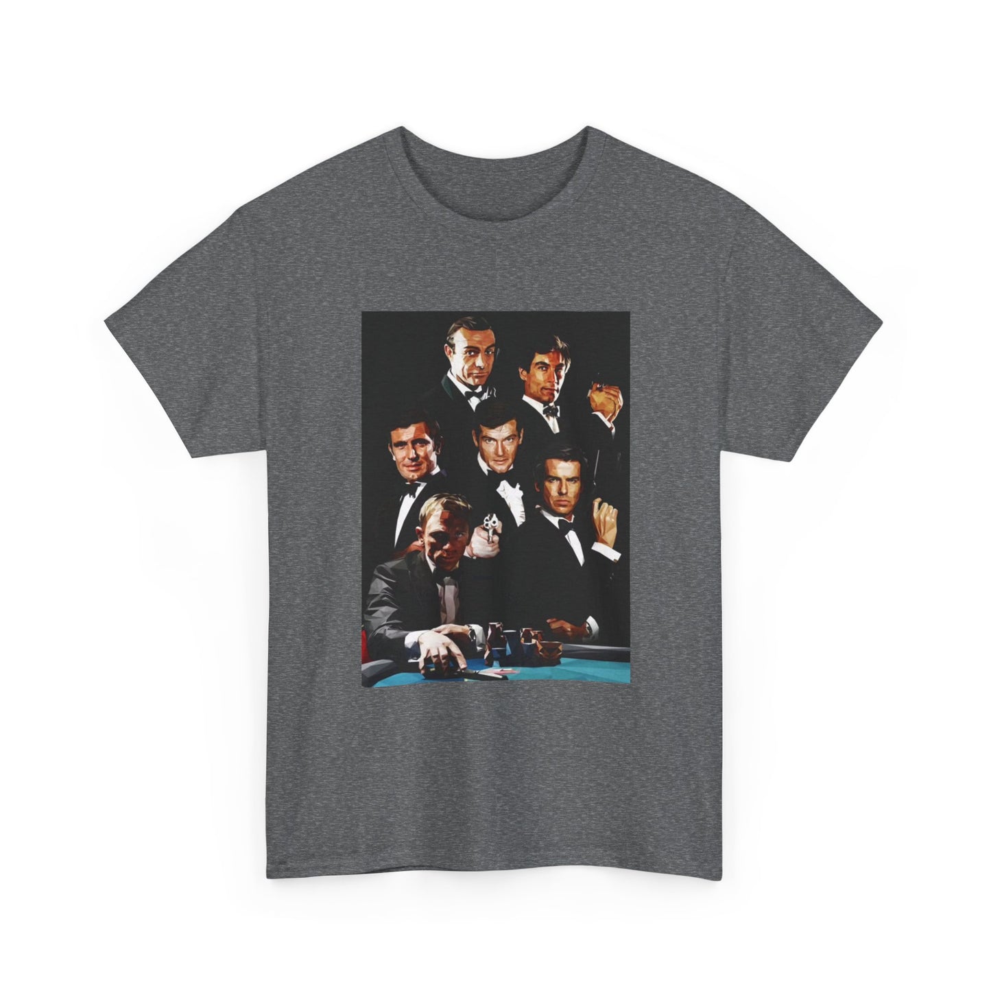 James Bond T-shirt Vintage Bond Collection Merch Unisex Heavy Cotton Tee