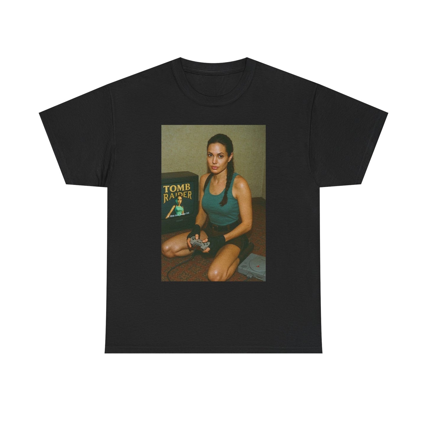 Tomb Raider Funny T Shirt Graphic Unisex Heavy Cotton Tee NEW GIFT