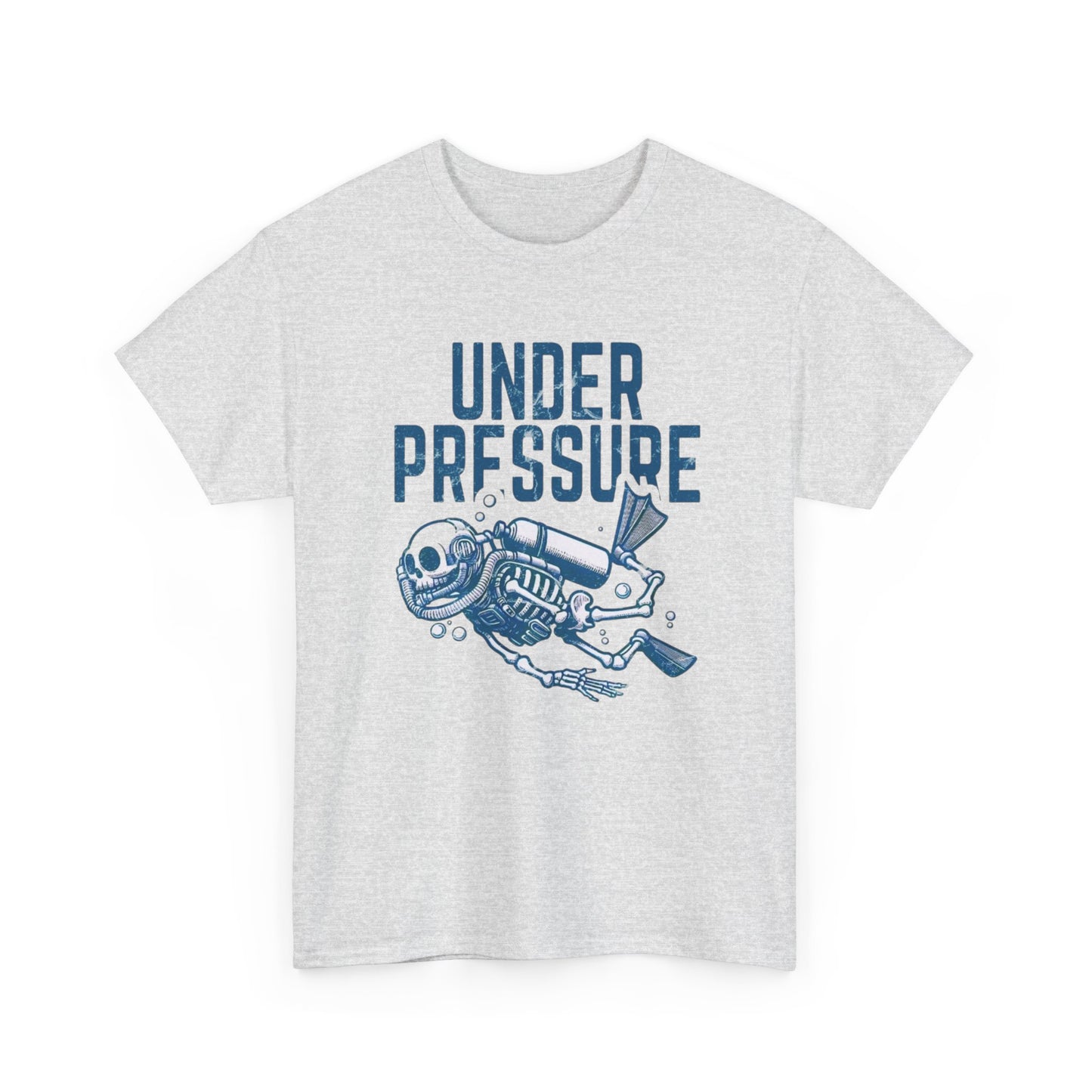 Under Pressure Scuba Diving Graphic T Shirt NEW Adult Unisex Heavy Cotton Tee