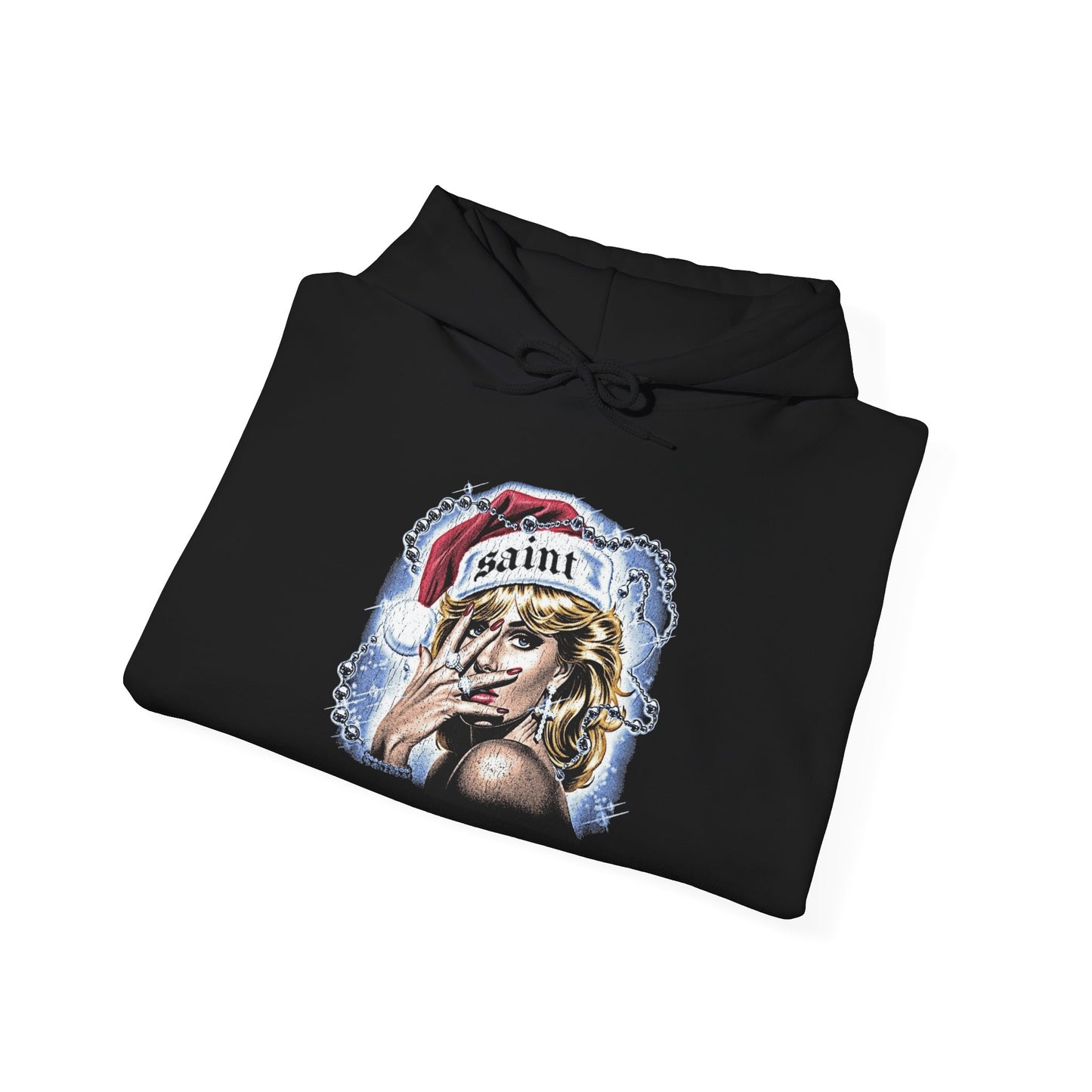Christmas Saint Graphic Hoodie Hooded NEW Sweatshirt Adult