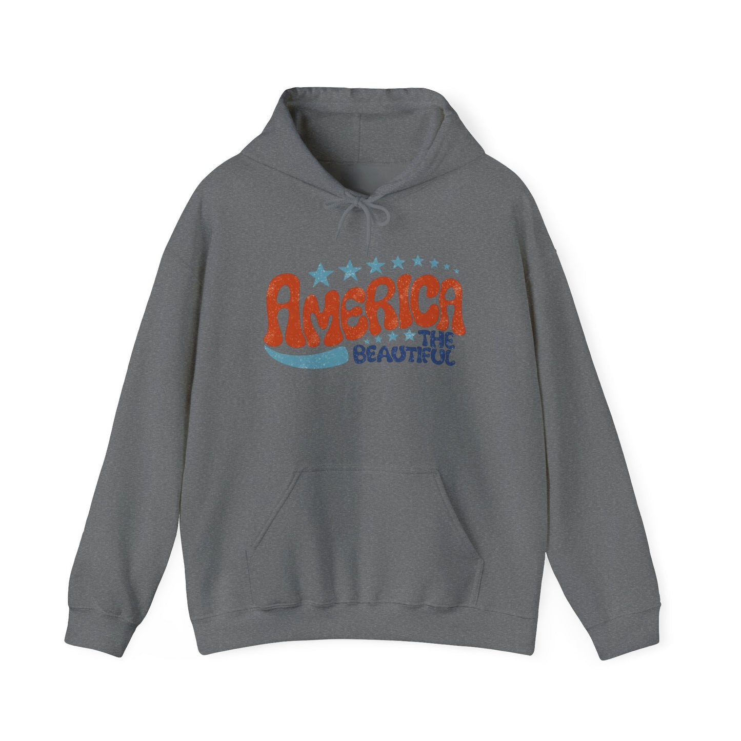 America The Beautiful Graphic Hoodie Heavy Blend™ NEW Sweatshirt