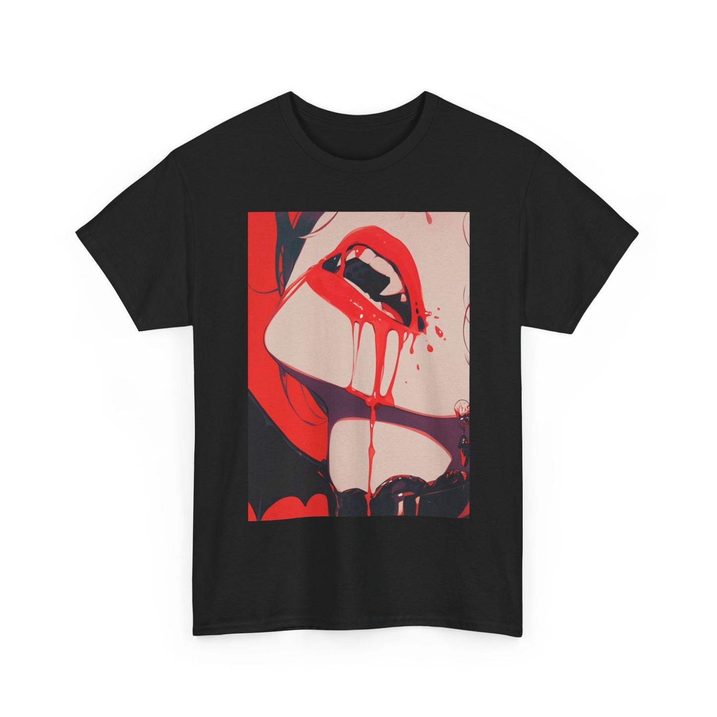 Waifu Anime T-shirt Girl Graphic Cartoon Retro Gaming Unisex Heavy Tee Gamer gf