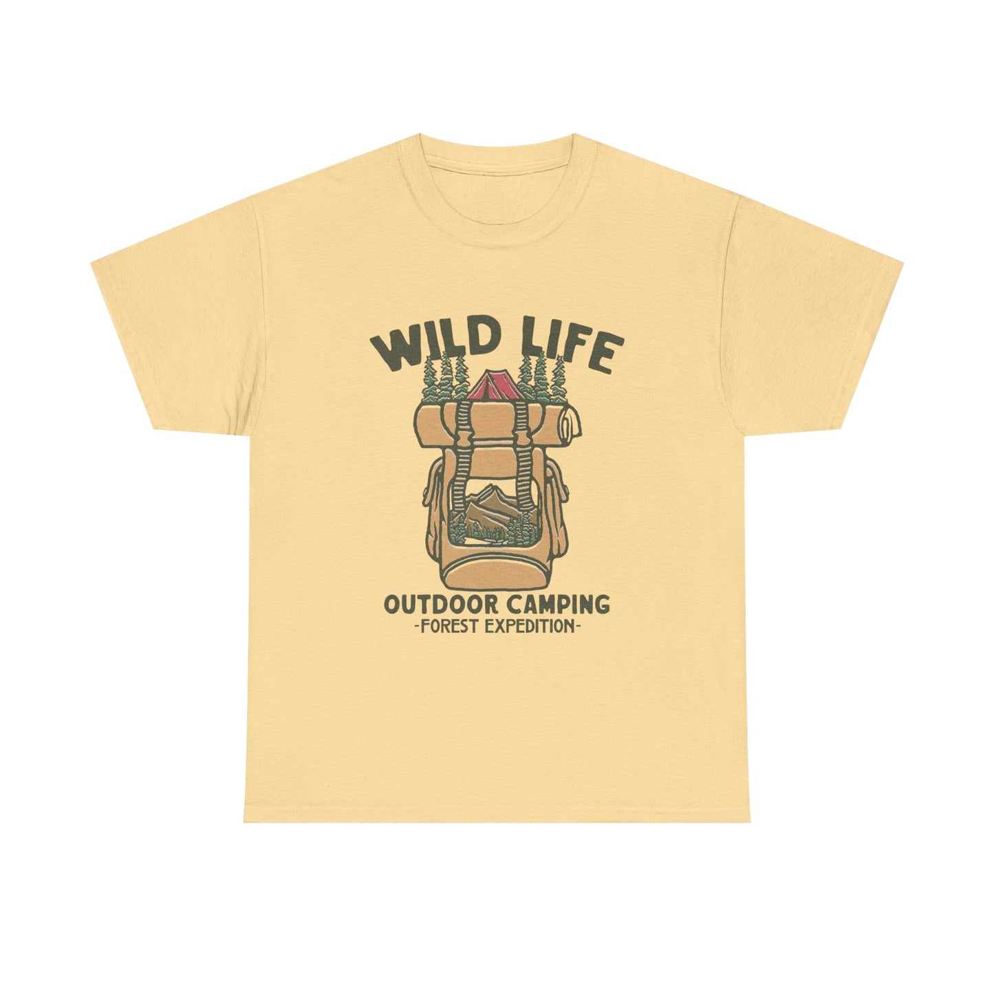 Wildlife Outdoor Camping Graphic T Shirt NEW Adult Tee