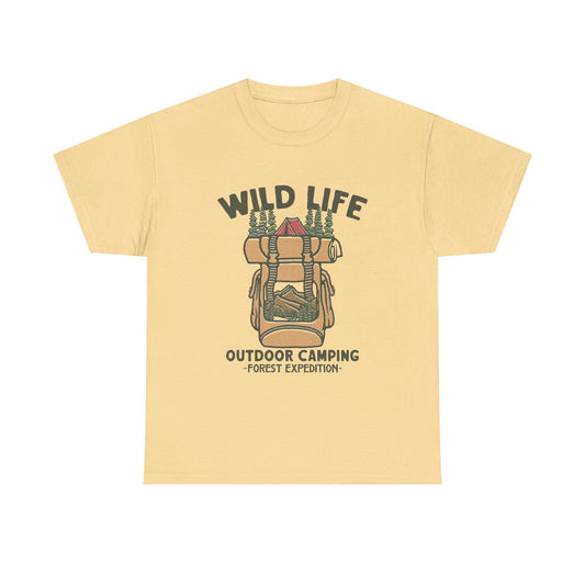 Wildlife Outdoor Camping Graphic T Shirt NEW Adult Tee