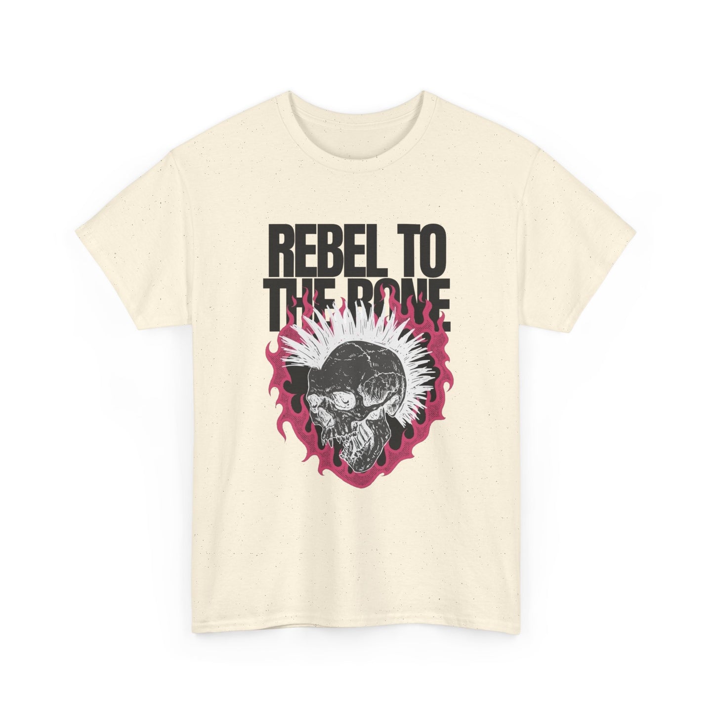 Rebel To The Bone Graphic T Shirt Unisex Heavy Cotton Tee