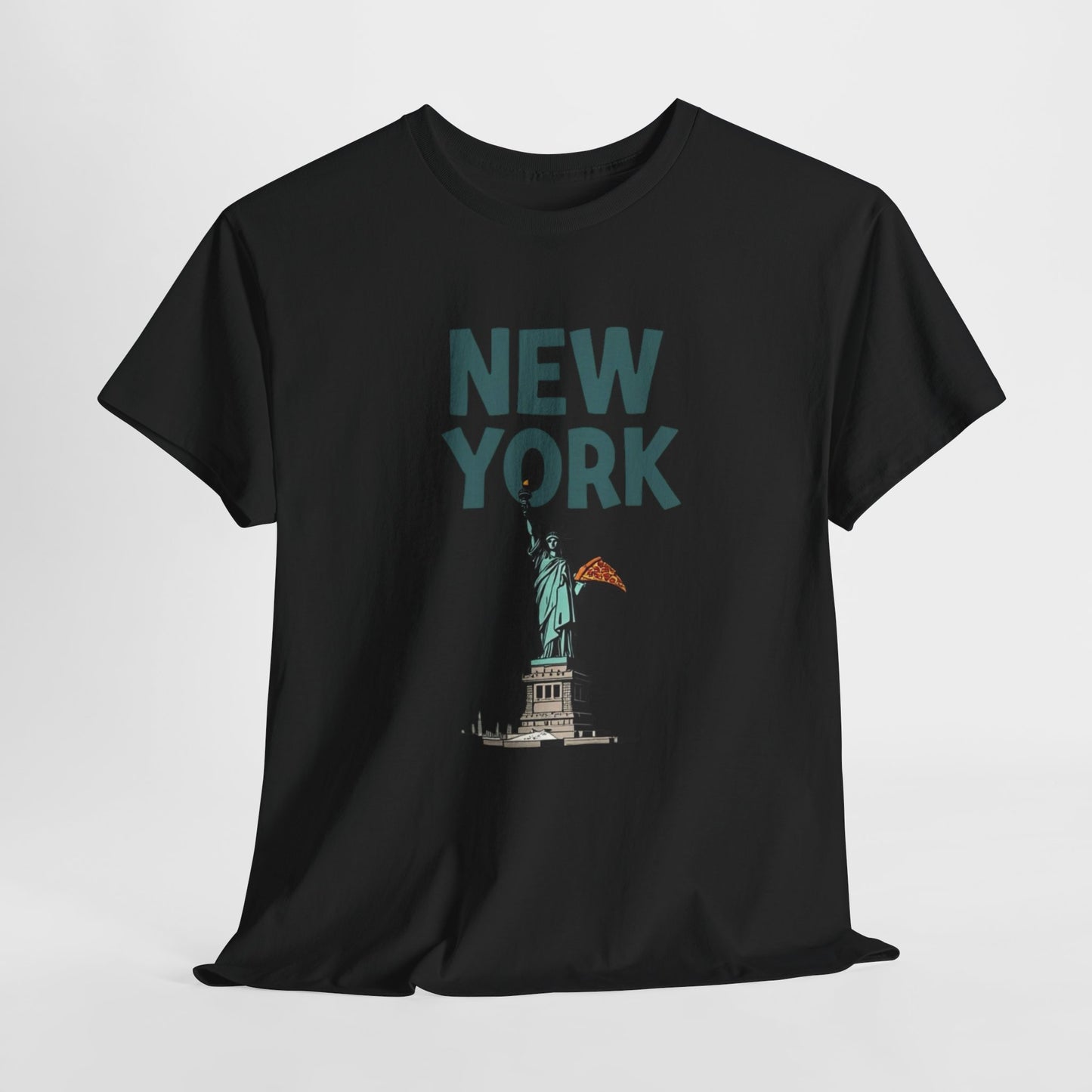 New York Pizza Graphic T Shirt NEW ADULT Unisex Heavy Cotton Tee