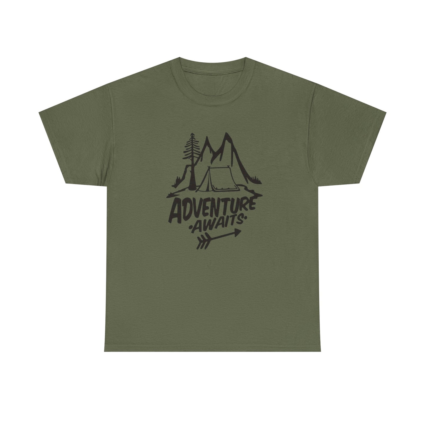 Adventure Awaits Outdoors Graphic T Shirt NEW ADULT