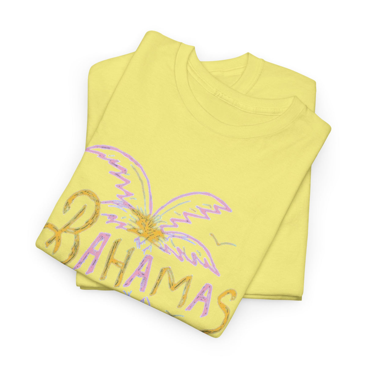 Bahamas Palm Tree Graphic T-Shirt Men's Graphic Tee