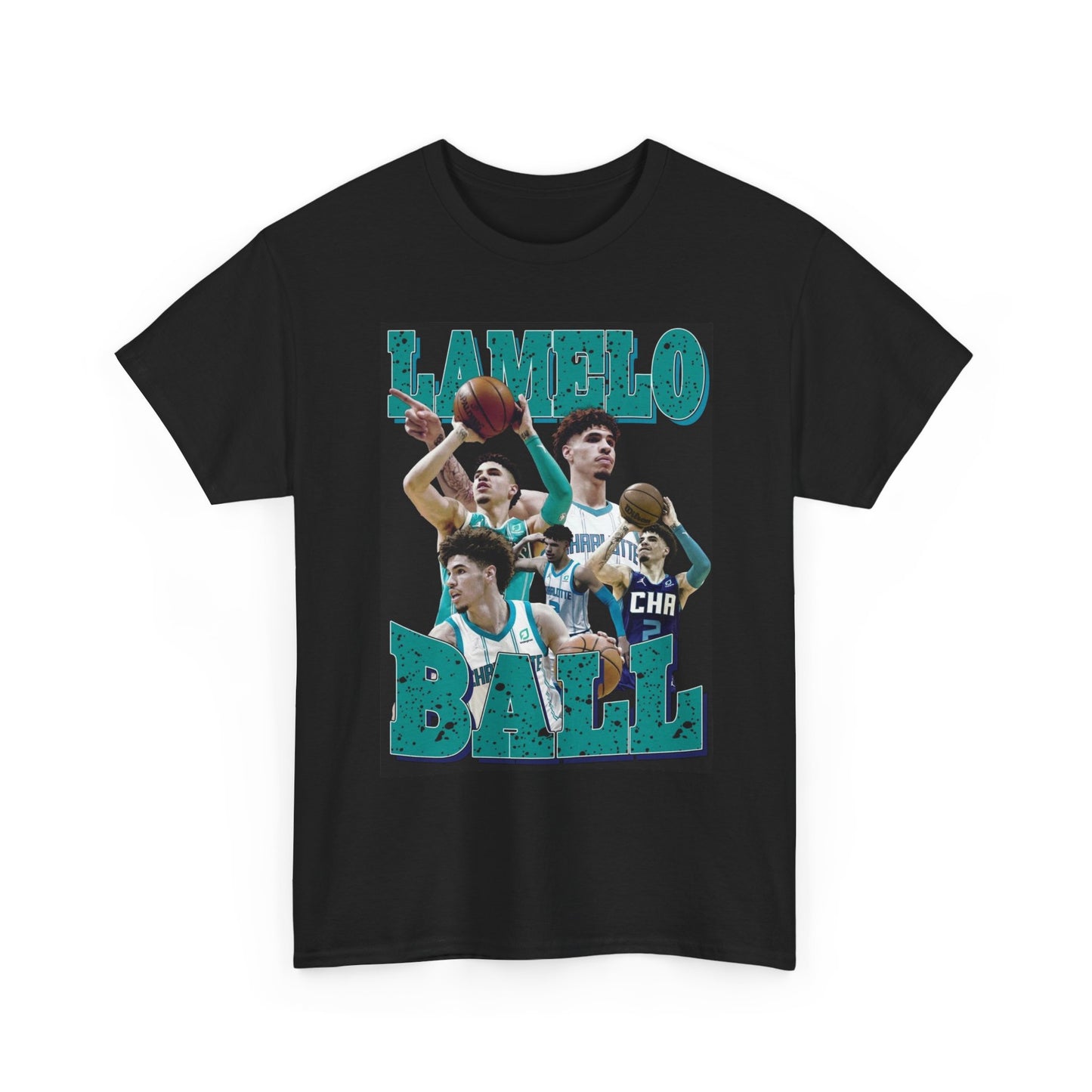 LaMelo Ball Graphic T Shirt Vintage Basketball NC Unisex Heavy Cotton Tee
