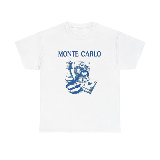 Monte Carlo Vintage Graphic T Shirt Unisex Heavy Cotton Tee
