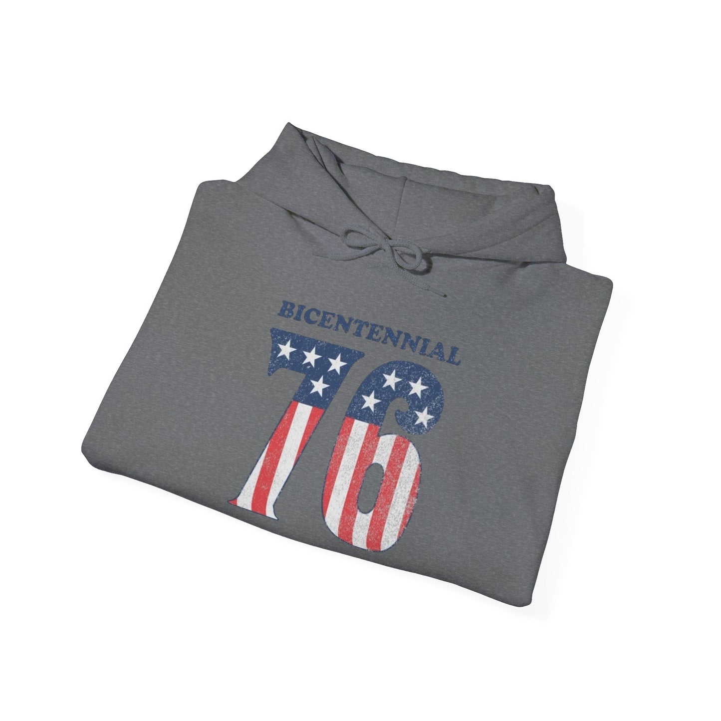 American Flag Bicentennial USA 76 Graphic Hoodie Heavy Blend™ NEW Sweatshirt