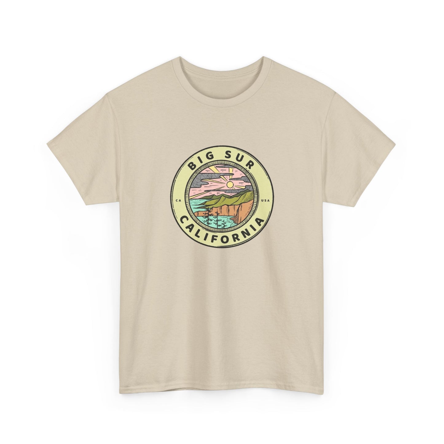 Big Sur California Graphic T Shirt NEW Adult Tee