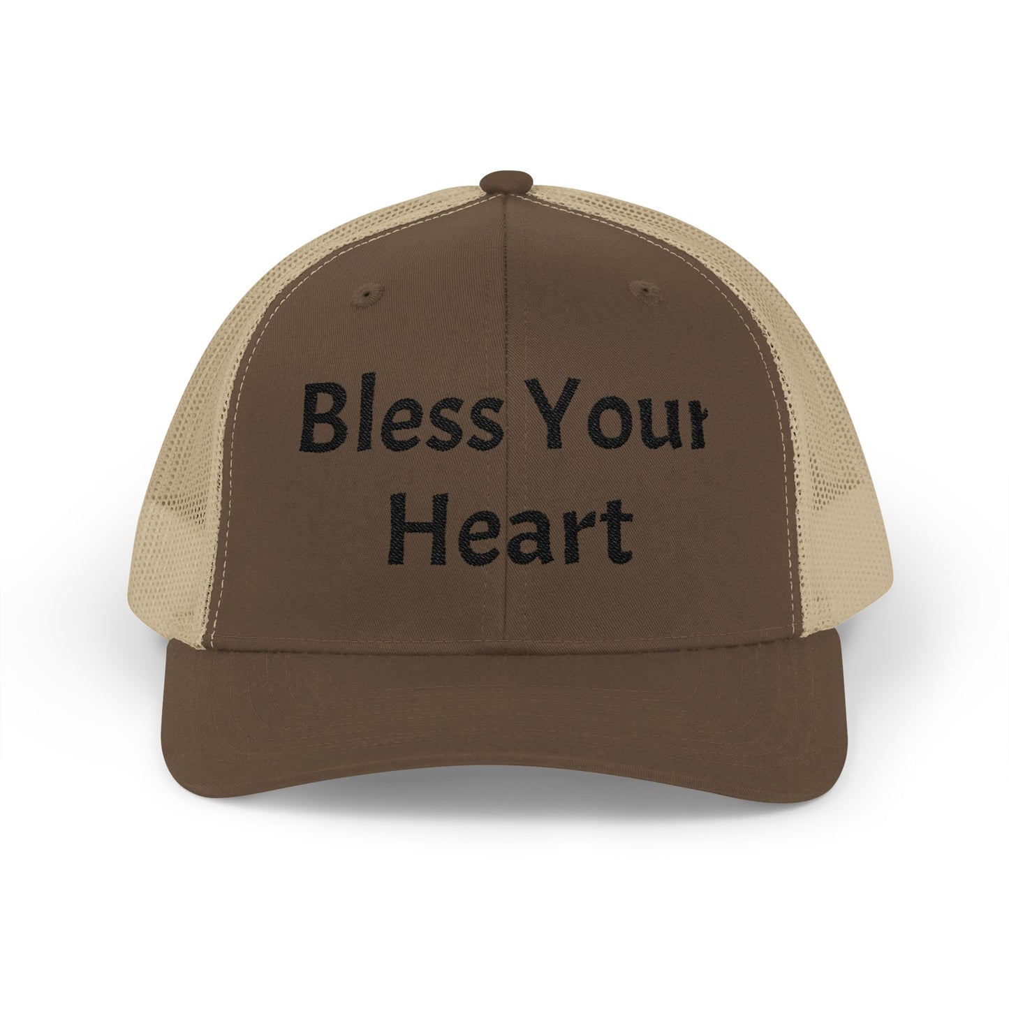 Bless Your Heart Hat Southern Charm Funny Snapback Trucker Cap