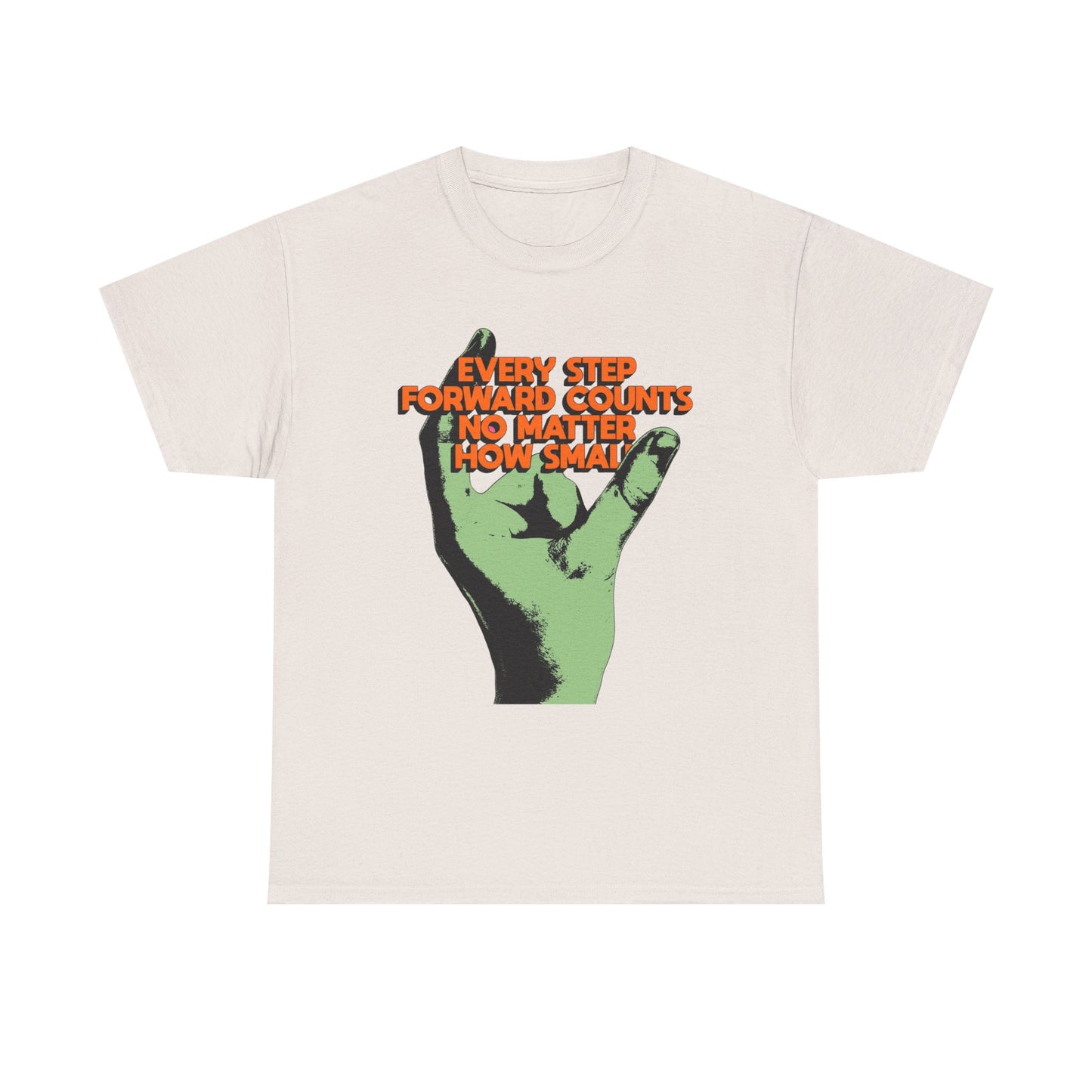 Every Step Forward Counts Graphic T-Shirt Unisex Heavy Cotton Tee Gift