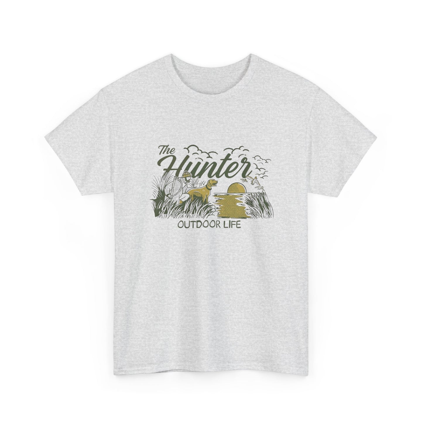 The Hunter Outdoor Club Graphic T Shirt Unisex Heavy Cotton Tee