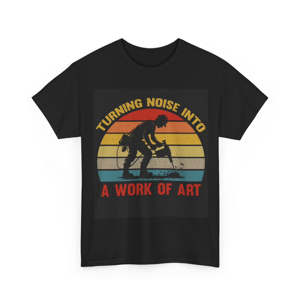 Construction Worker Tshirt Gift Funny Blue Collar Work Shirt Unisex Heavy Cotton