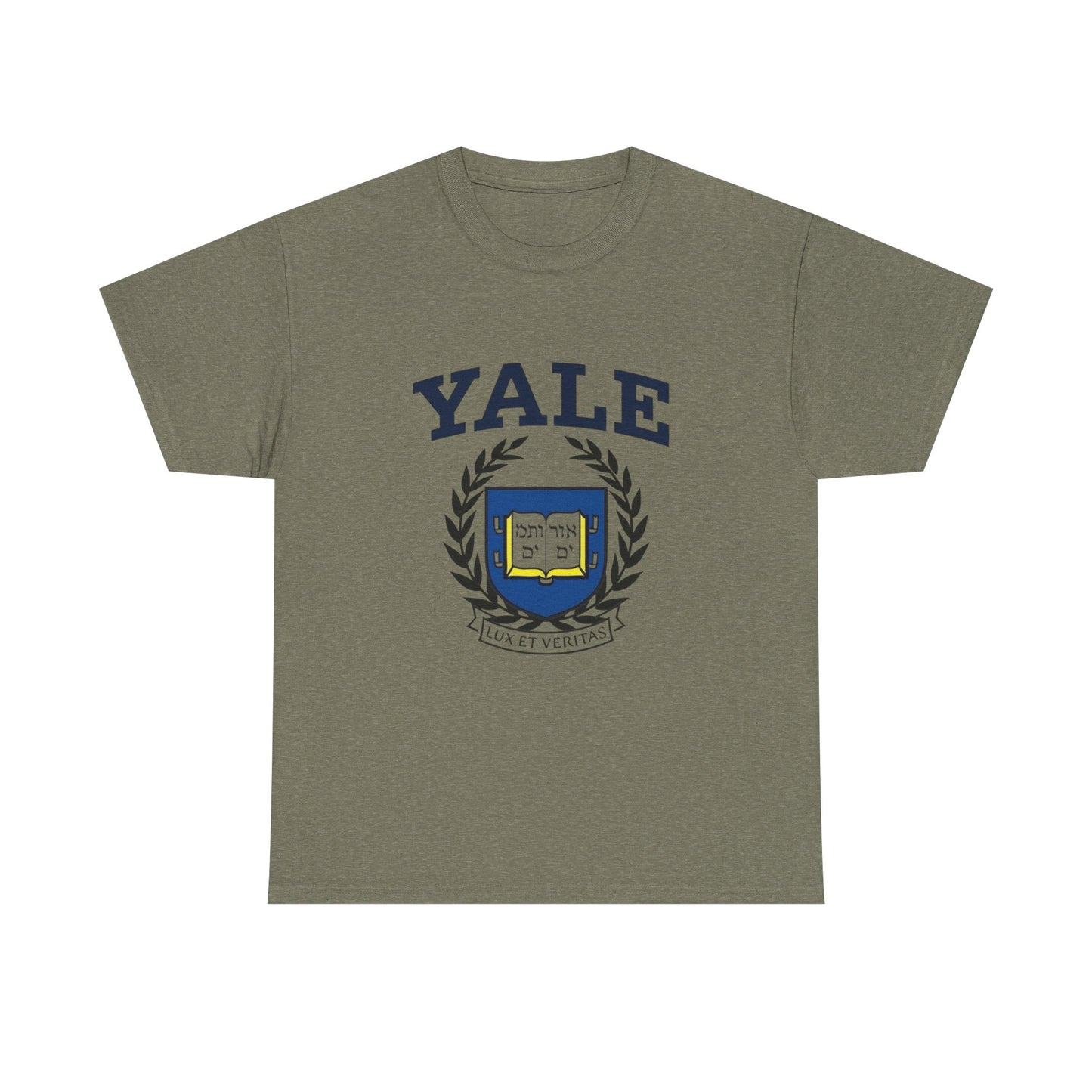 Yale Logo College Graphic T Shirt ADULT NEW