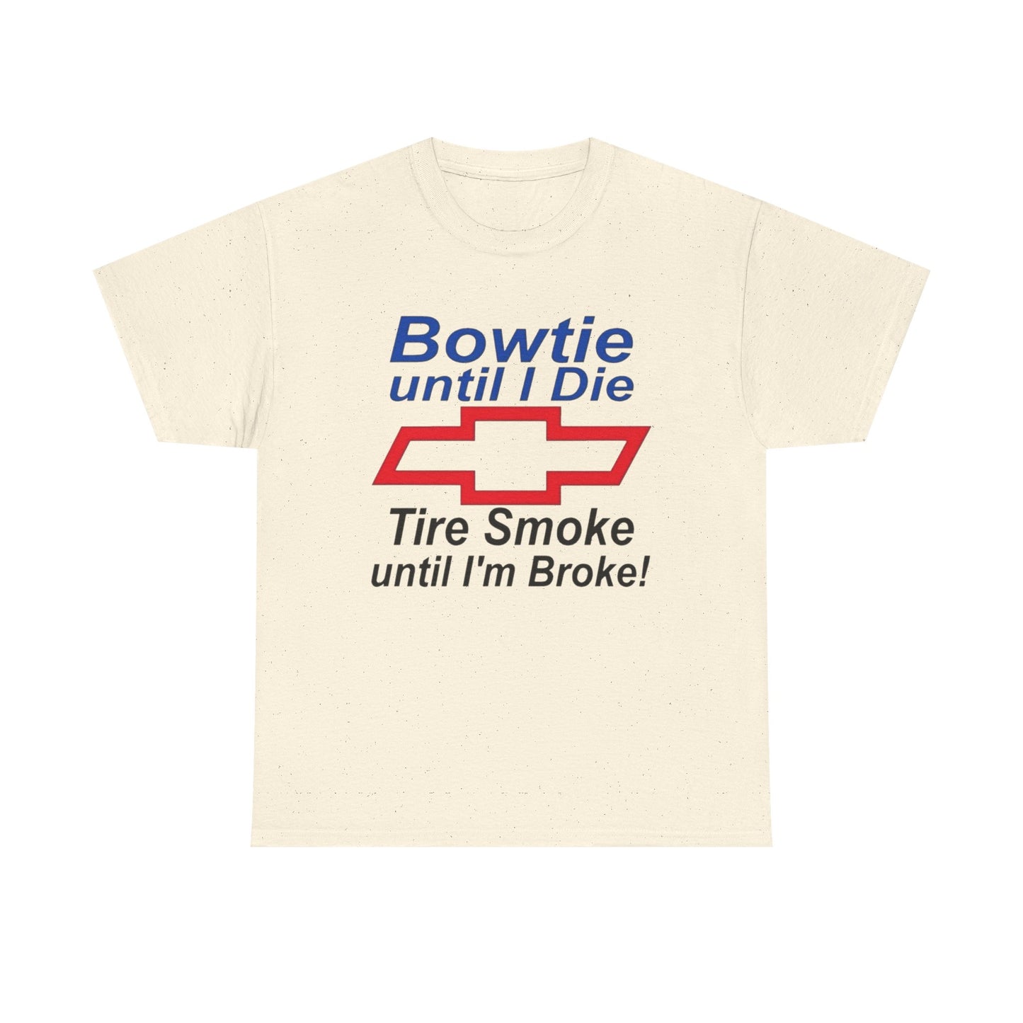 Chevrolet Bowtie Till I Die Retro Graphic T Shirt NEW ADULT Tee