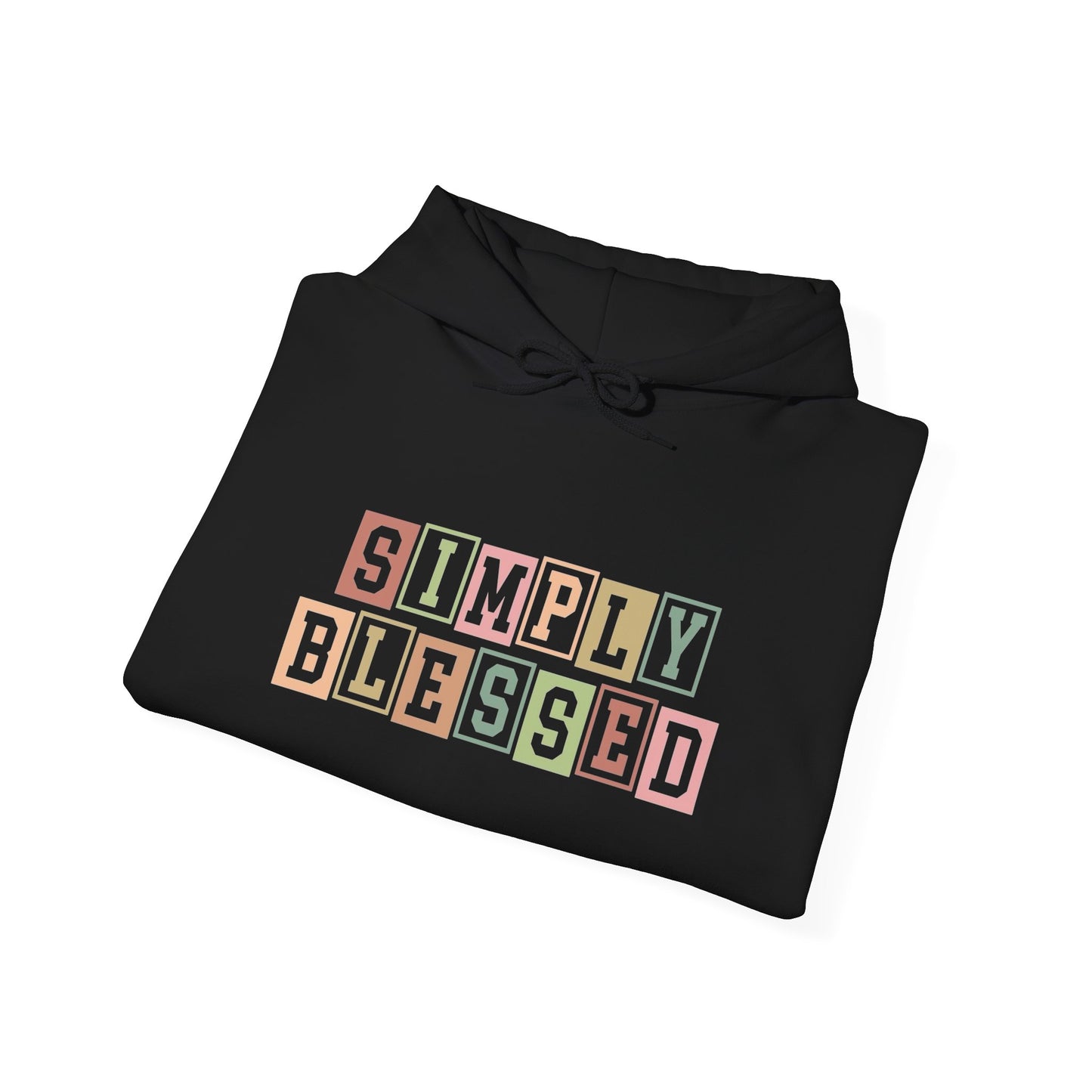 Simply Blessed Graphic Hoodie Men's Heavy Blend™ Hooded Sweatshirt