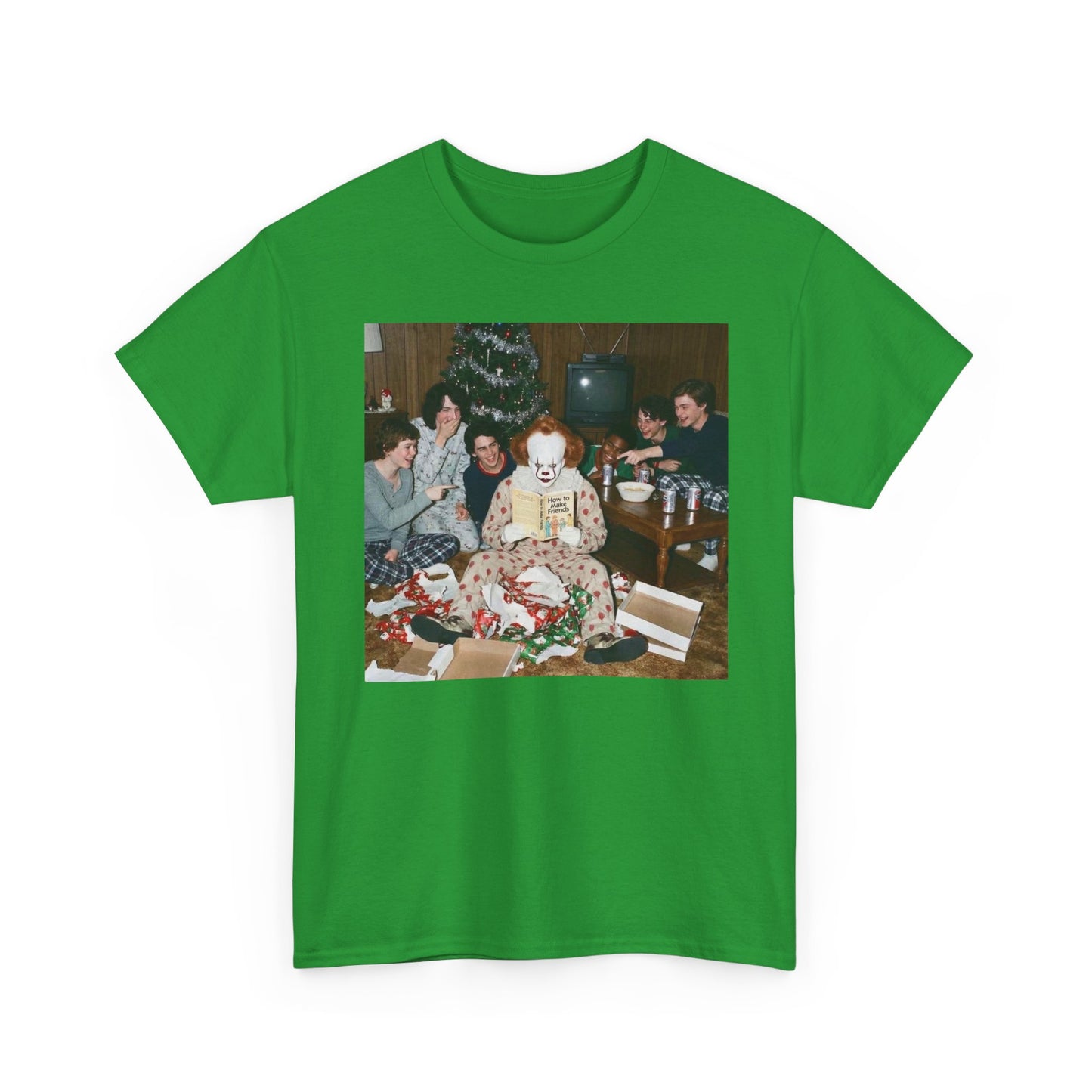 IT Horror Christmas Funny Graphic T Shirt NEW Unisex Heavy Cotton Tee