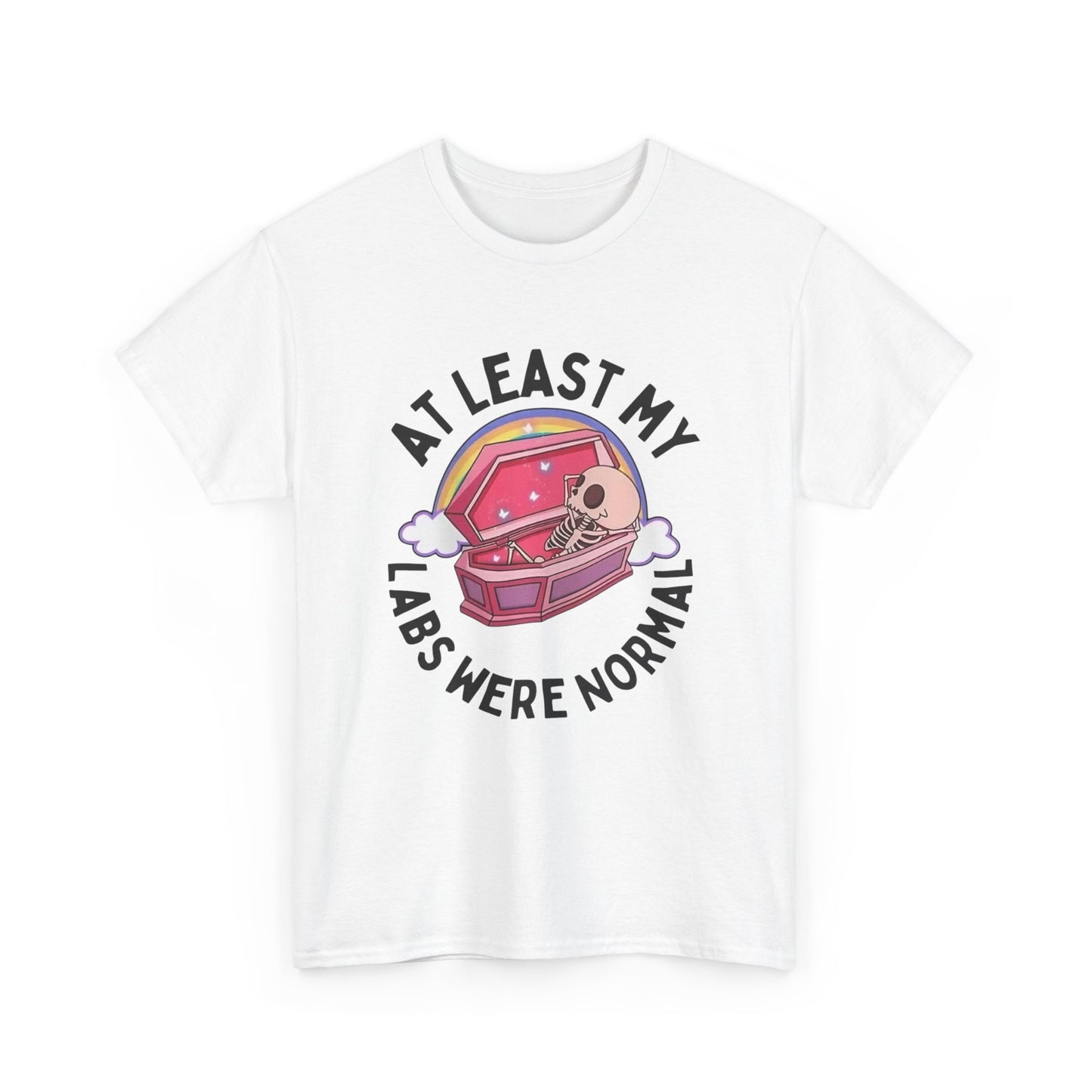 My labs Were Normal Funny Graphic T Shirt Unisex Heavy Cotton Tee Gift New