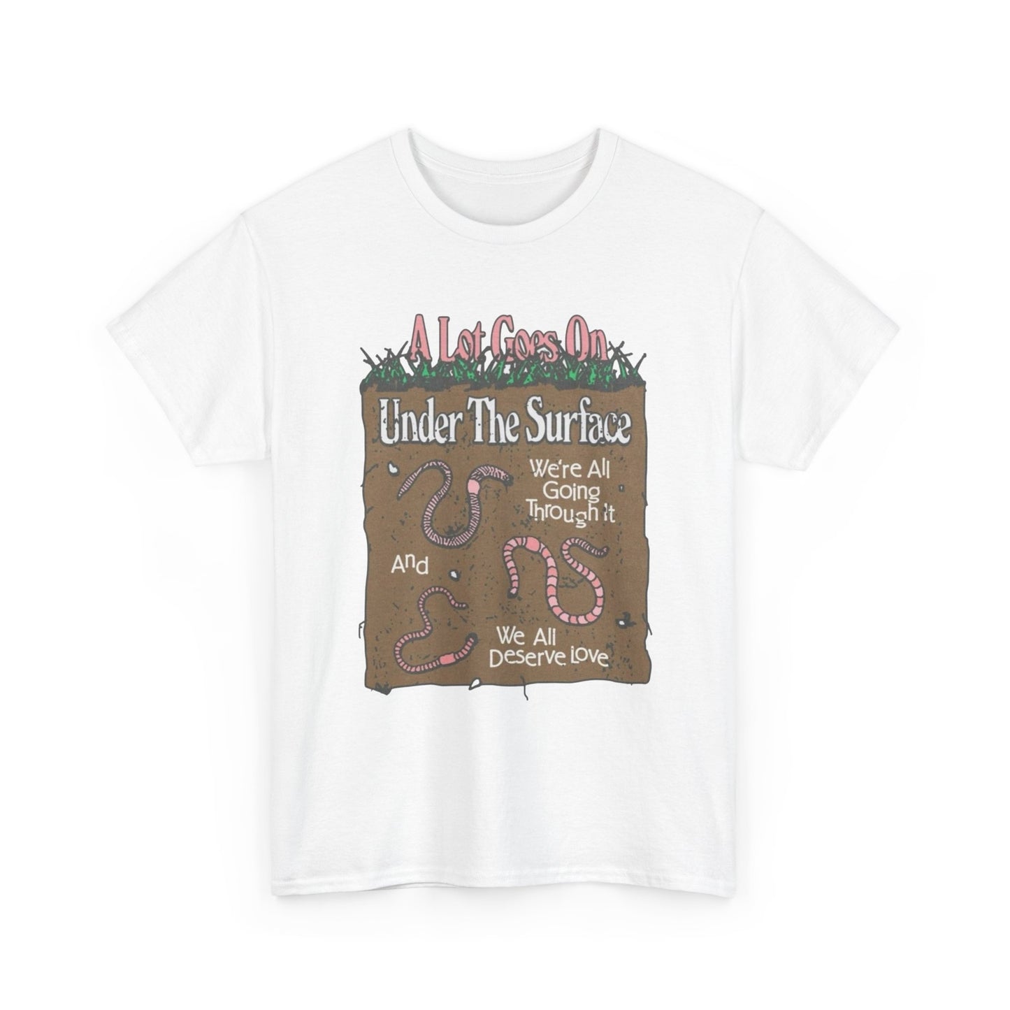 Under The Surface Graphic T-Shirt Gift NEW Unisex Heavy Cotton Tee