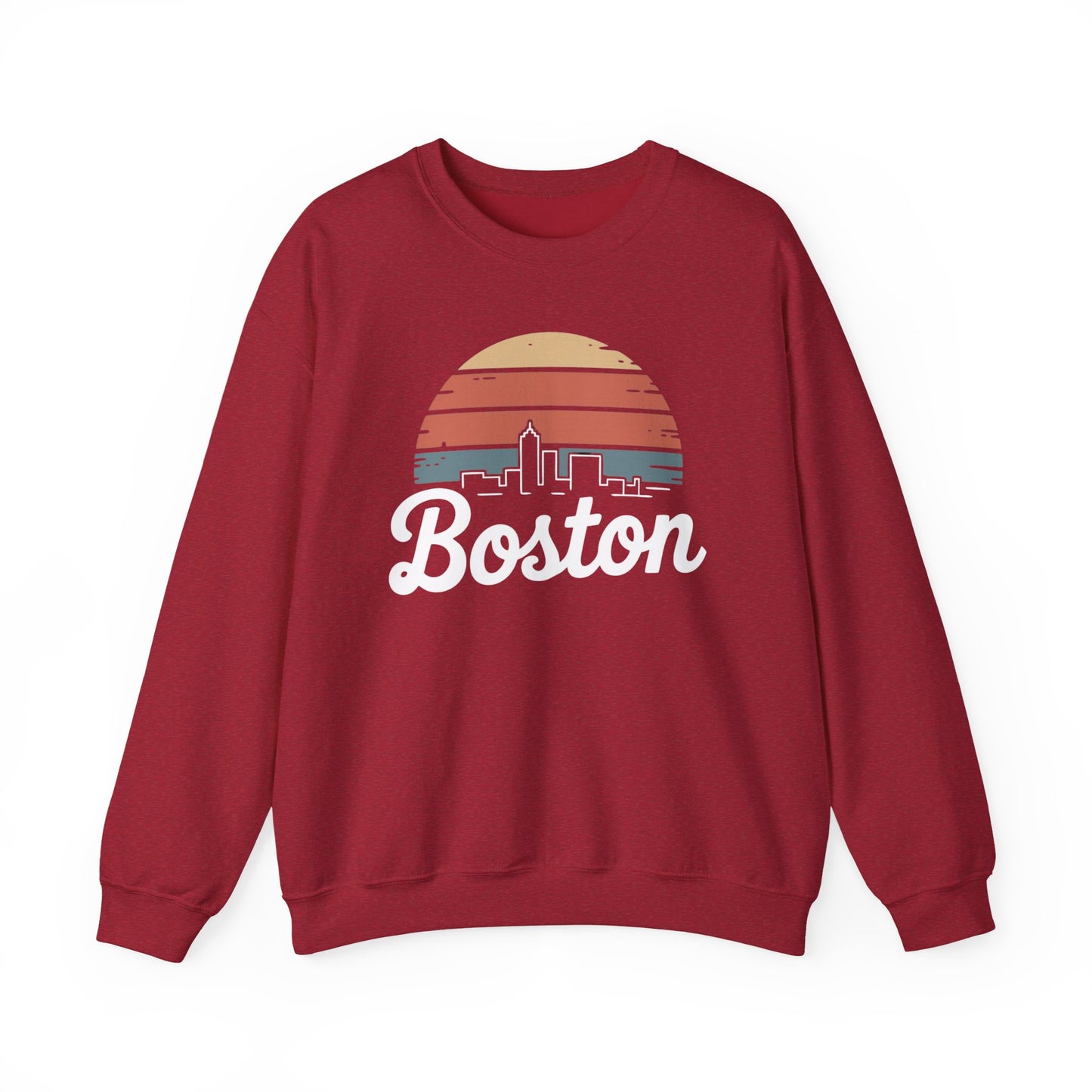 Boston Skyline Sweater NEW Unisex Heavy Blend™ Crewneck Sweatshirt