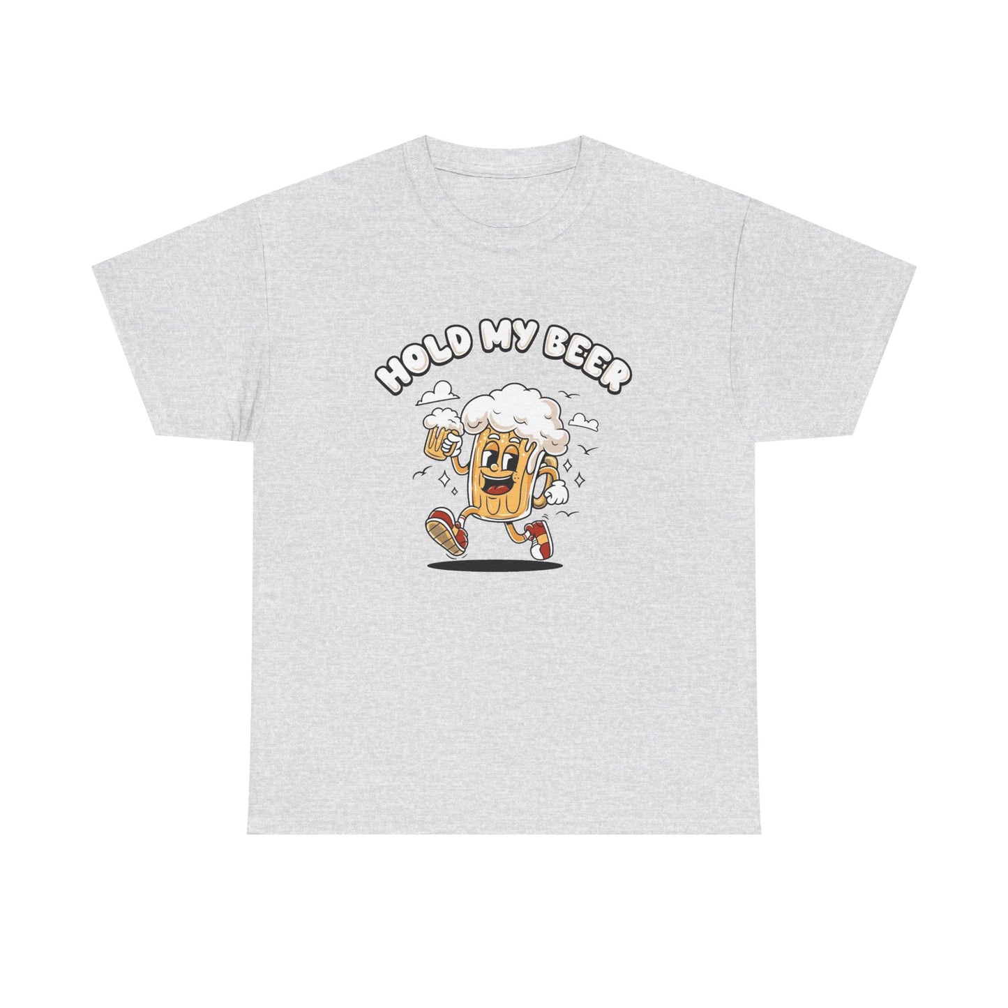 Hold My Beer Funny Graphic T Shirt NEW Vintage Unisex Heavy Cotton Tee