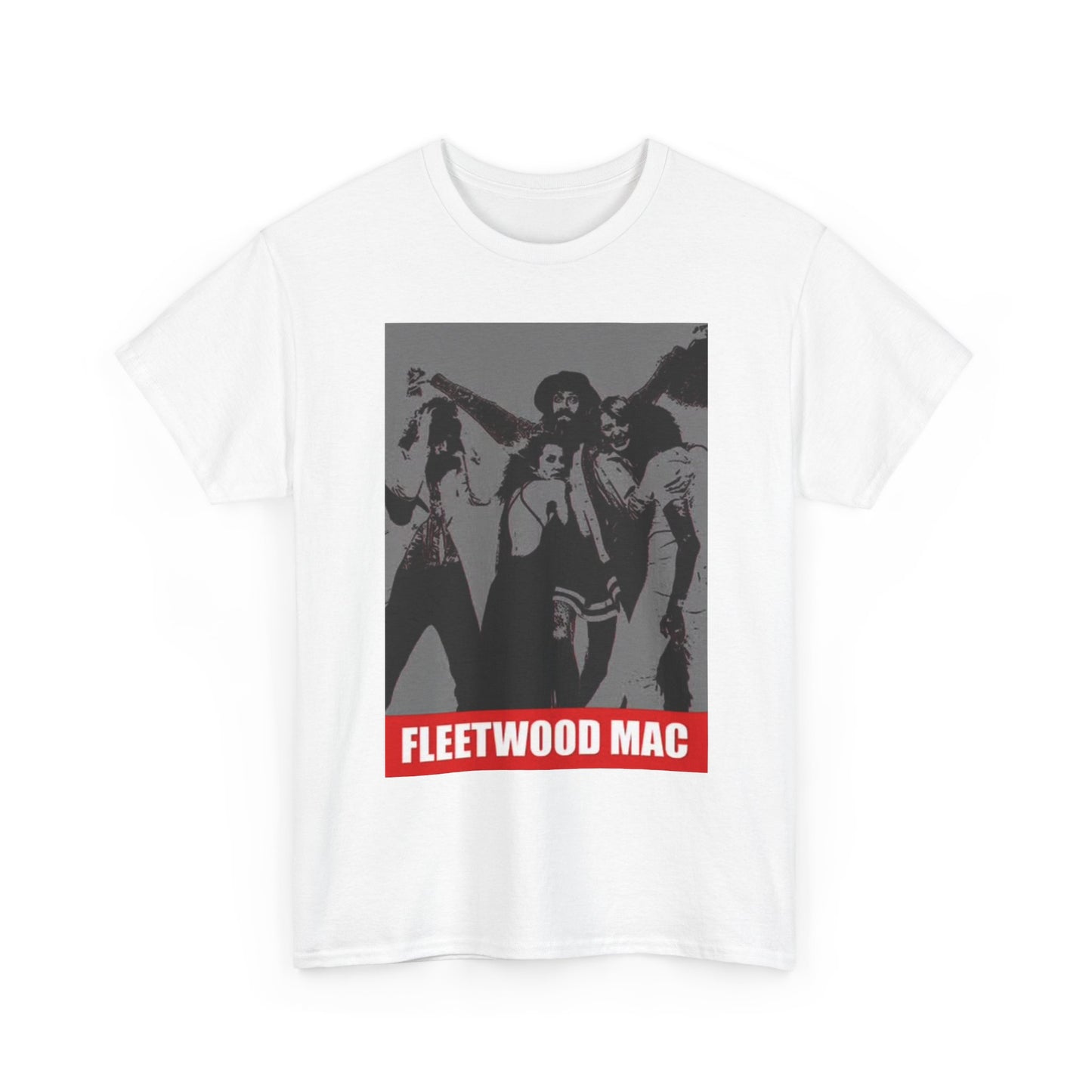 Fleetwood Mac Graphic T Shirt Vintage Rock Merch Unisex Heavy Cotton Tee
