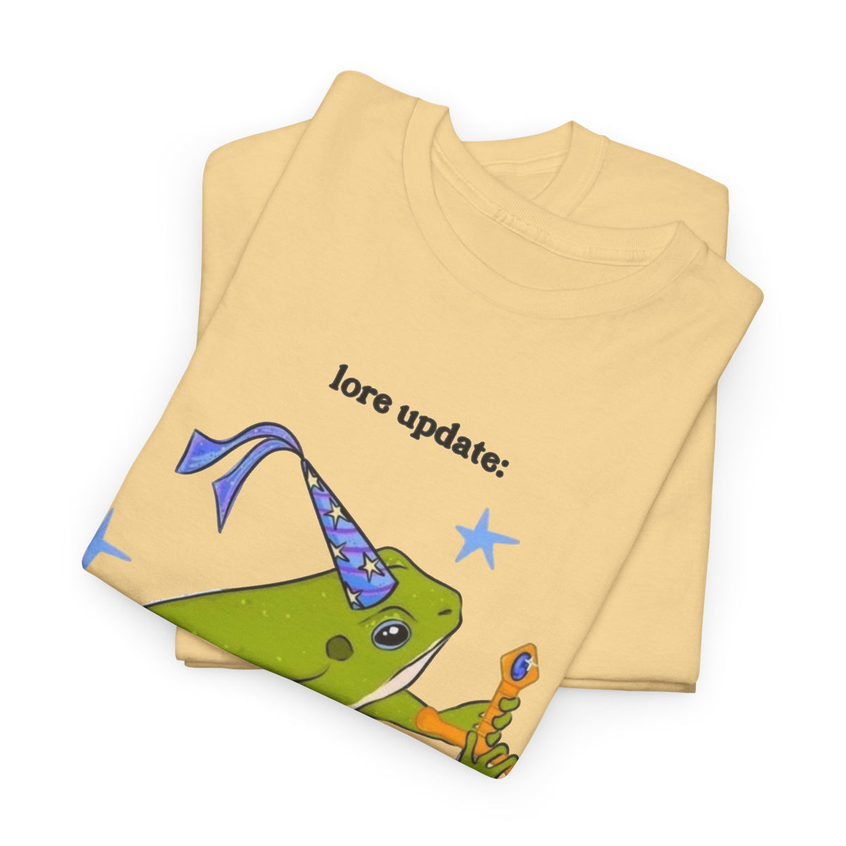 Wizard Frog Playing Guitar Graphic Tee | Funny Frog Shirt Men's Graphic Tee