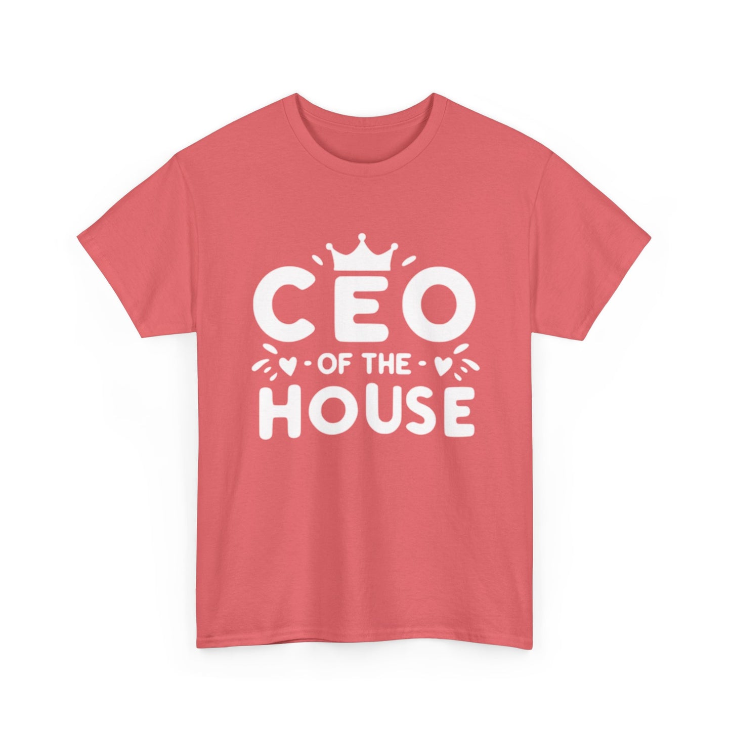CEO Of This House T Shirt Funny graphic Jokes Unisex Heavy Cotton Tee
