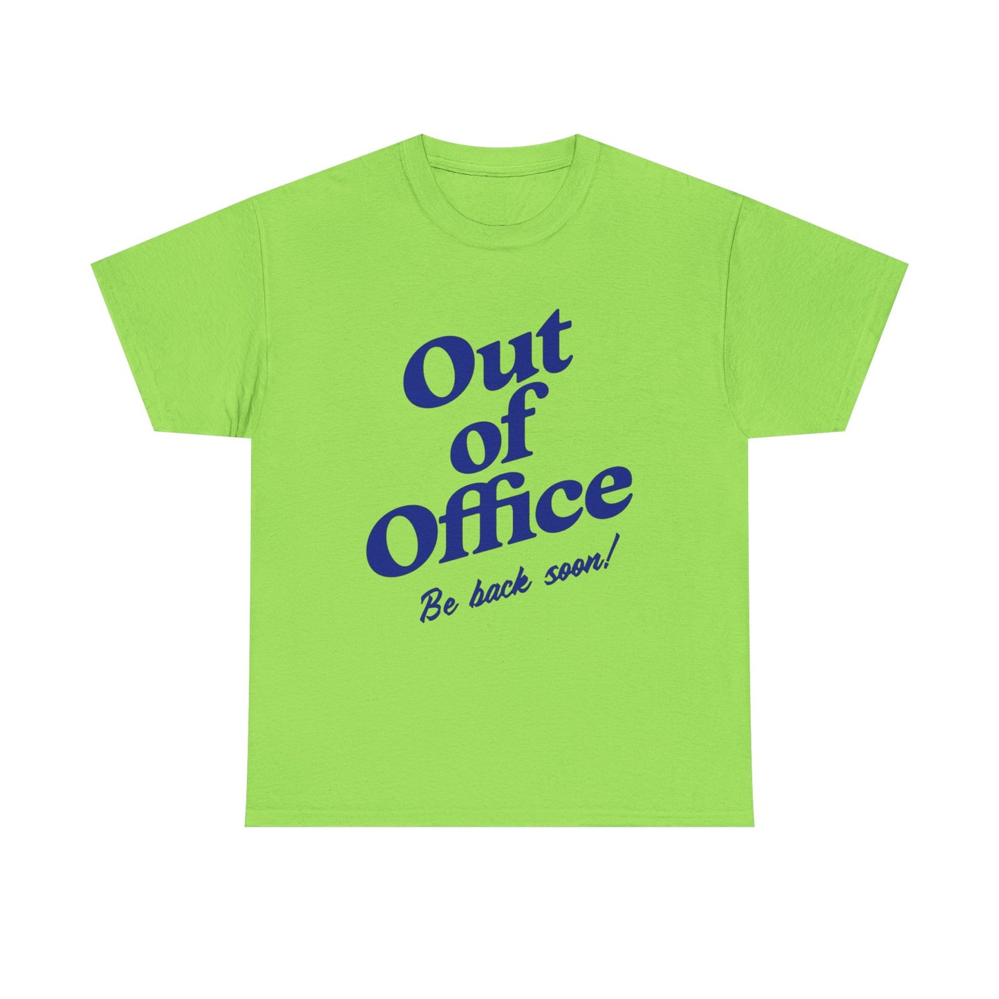Out Of Office Vacation Graphic T Shirt NEW ADULT Unisex Heavy Cotton Tee