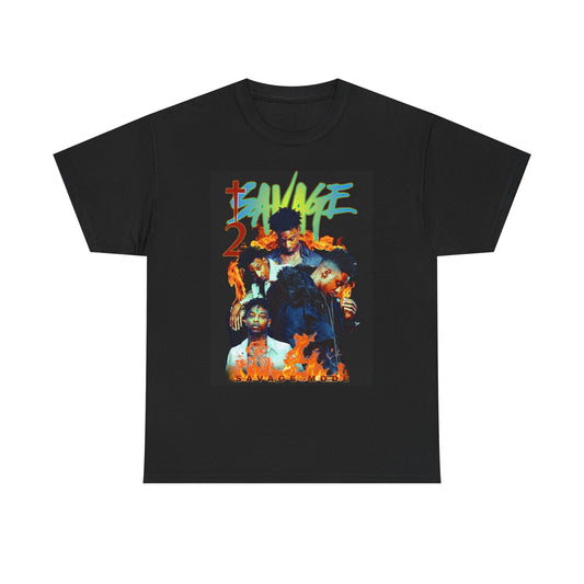 21 Savage Graphic T Shirt Atlanta Rap Hip Hop Vintage Unisex Heavy Cotton Tee