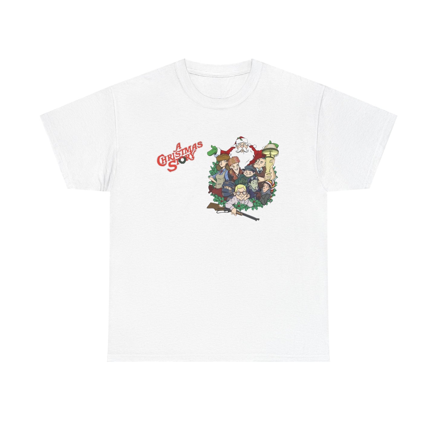 A Christmas Story Retro Graphic T Shirt NEW Unisex Heavy Cotton Tee GIFT