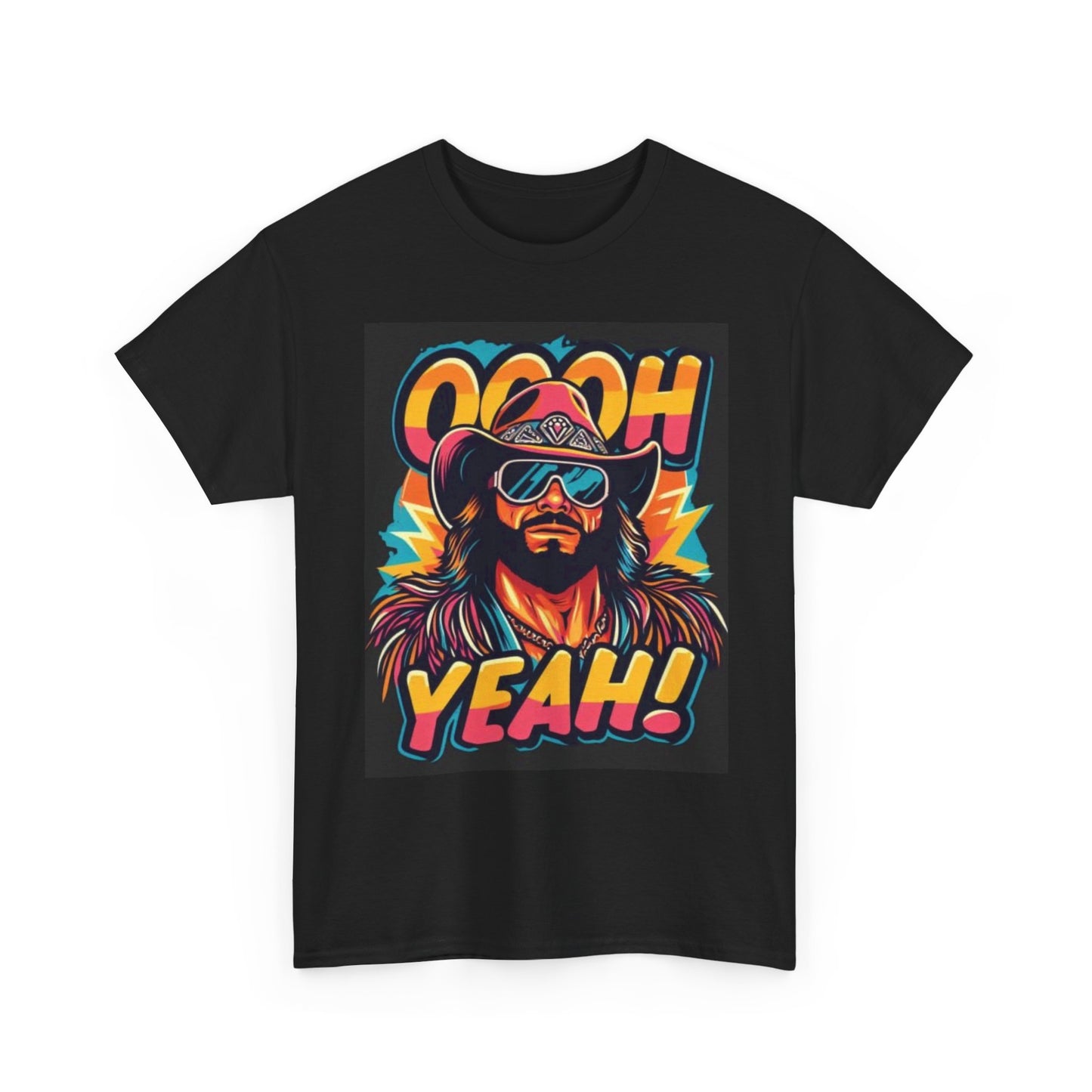 Macho Man Randy Savage Graphic T Shirt Vintage Wrestling Unisex Heavy Cotton 1
