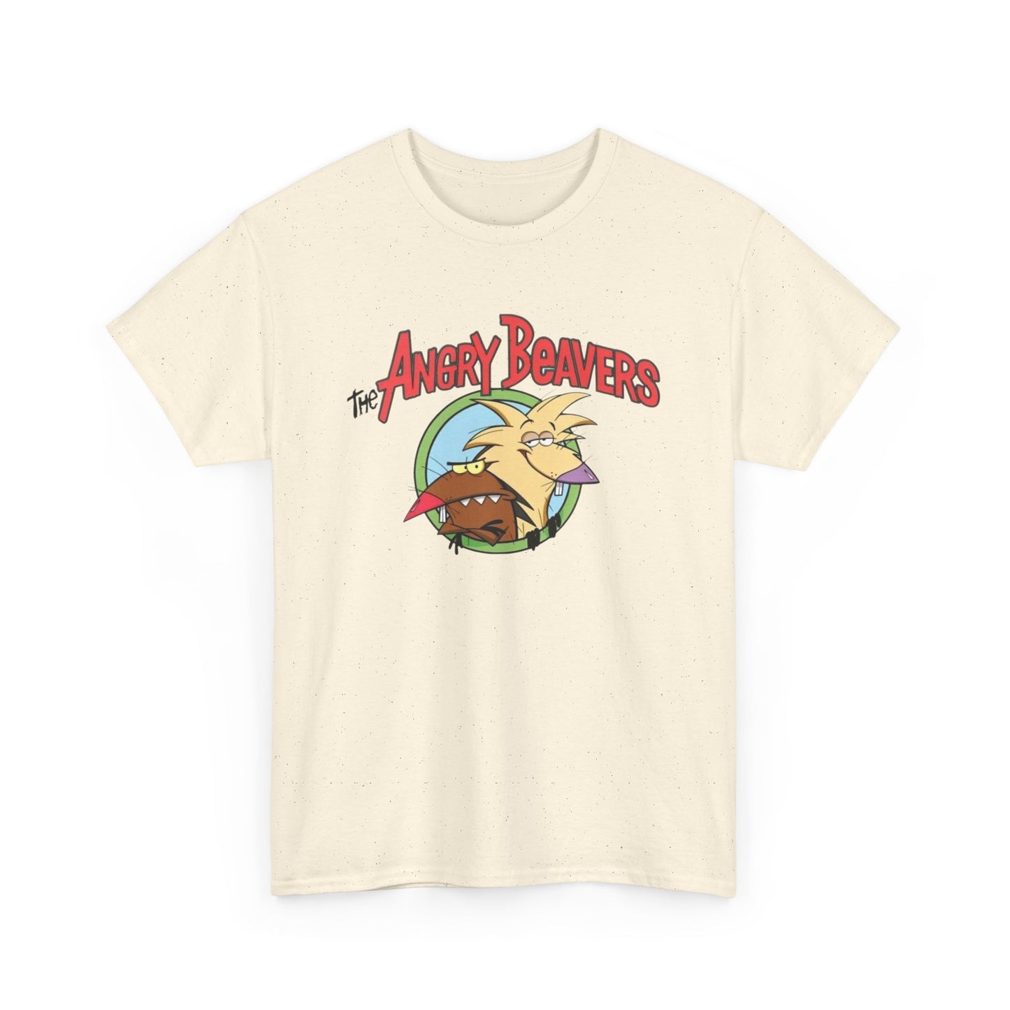 The Angry Beavers 90s Vintage Graphic T-Shirt Unisex Heavy Cotton Tee Gift NEW