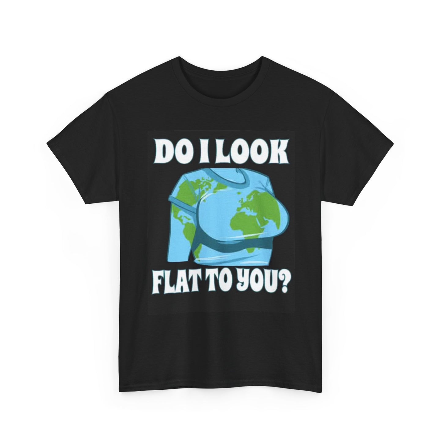 Flat Chest Big Boobies Funny Graphic Shirt Jokes Unisex Heavy Cotton Tee