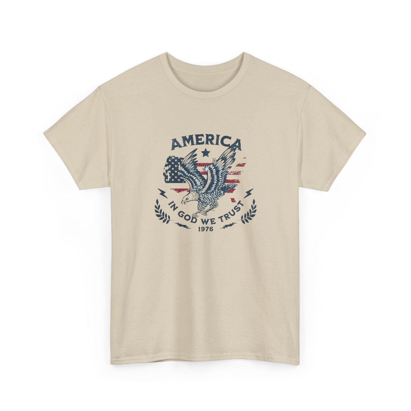 American Bald Eagle USA Graphic T Shirt NEW Unisex Heavy Cotton Tee