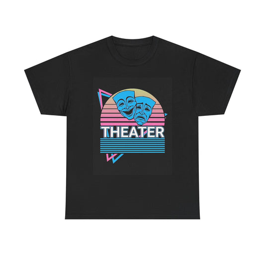Theater T Shirt Stage Musical Graphic Retro Unisex Heavy Cotton Tee