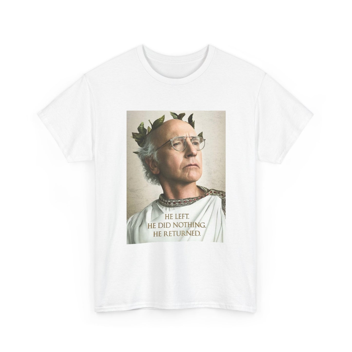 Larry David T shirt Curb Your Enthusiasm Comedy Unisex Heavy Cotton Tee Seinfeld