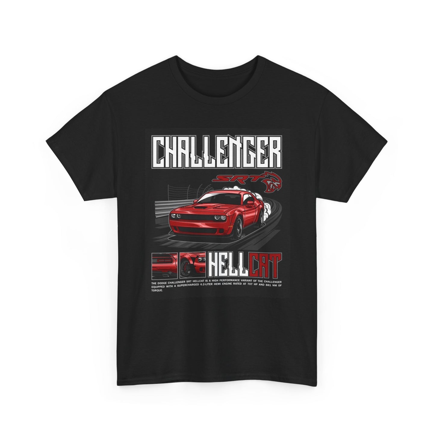 Challenger Hellcat Graphic T Shirt NEW Cotton Tee Gift