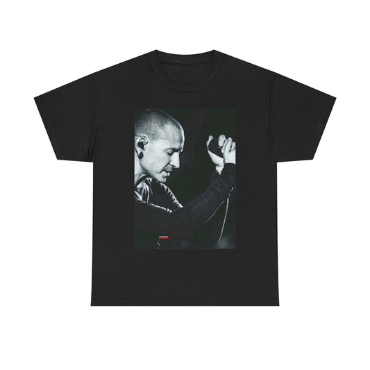 Chester Bennington Tshirt LP Band Rock Unisex Heavy Cotton Tee Linkin Park