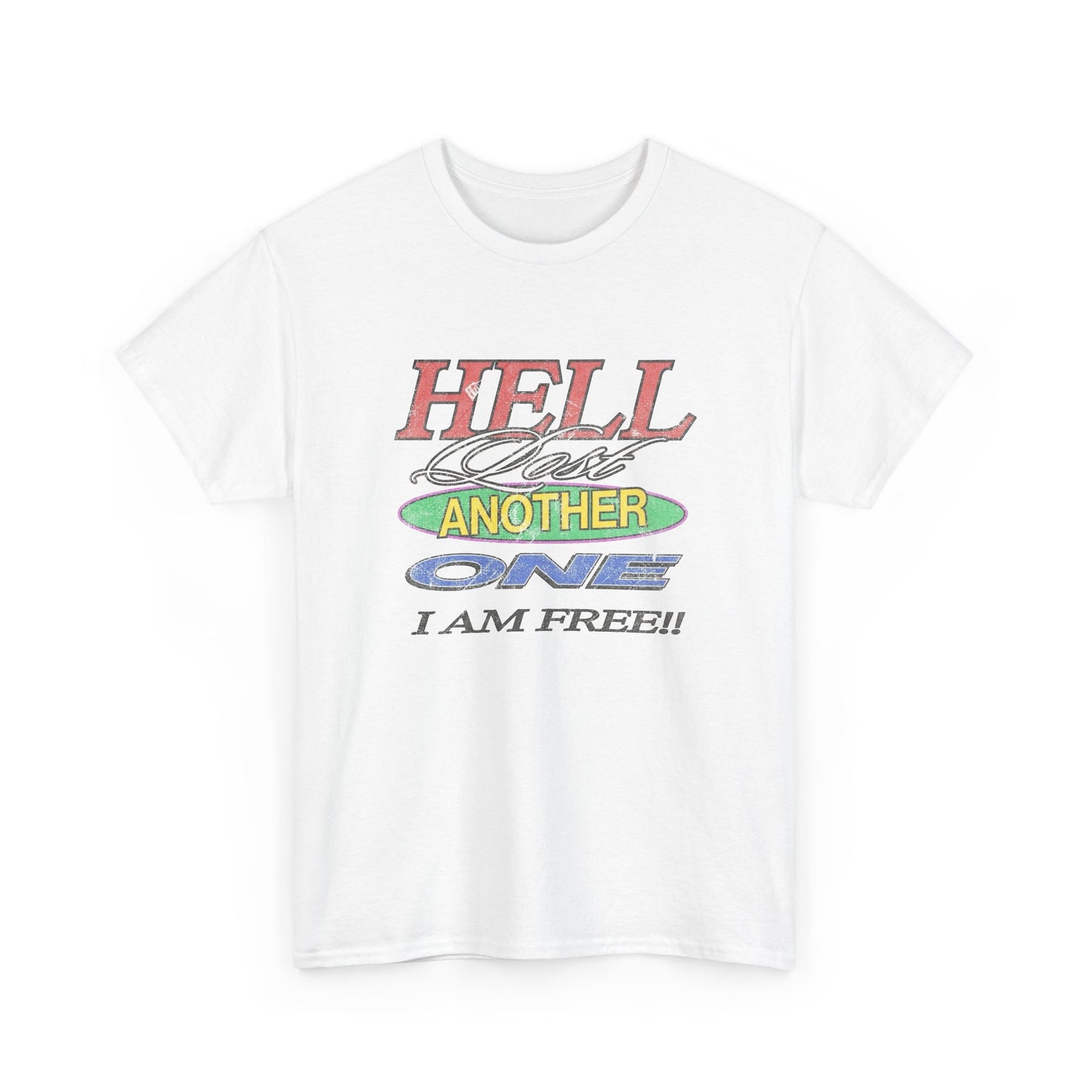 I'm Free Jesus Saves Graphic T Shirt Unisex Heavy Cotton Tee